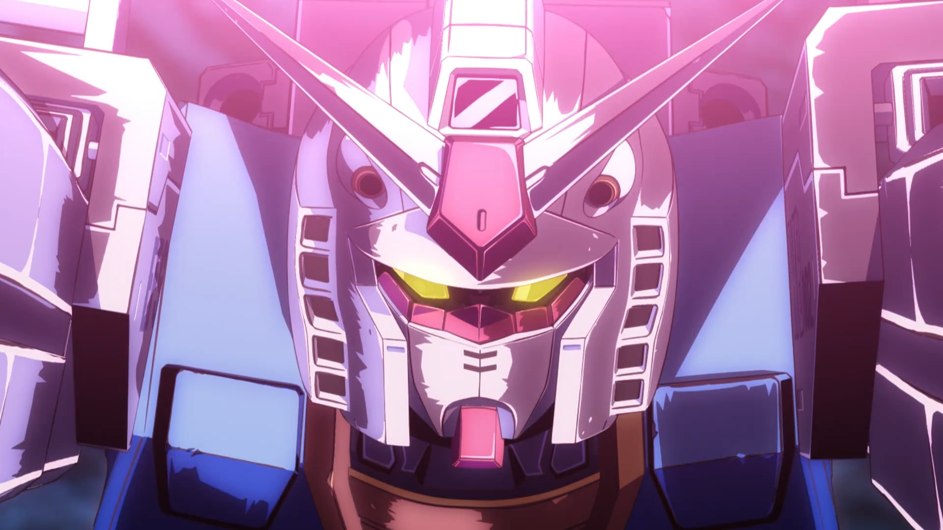 Anime Mechs Anime Screenshot Mobile Suit Gundam Gundam Super Robot Taisen RX 78 Gundam Artwork Digit 1920x1080