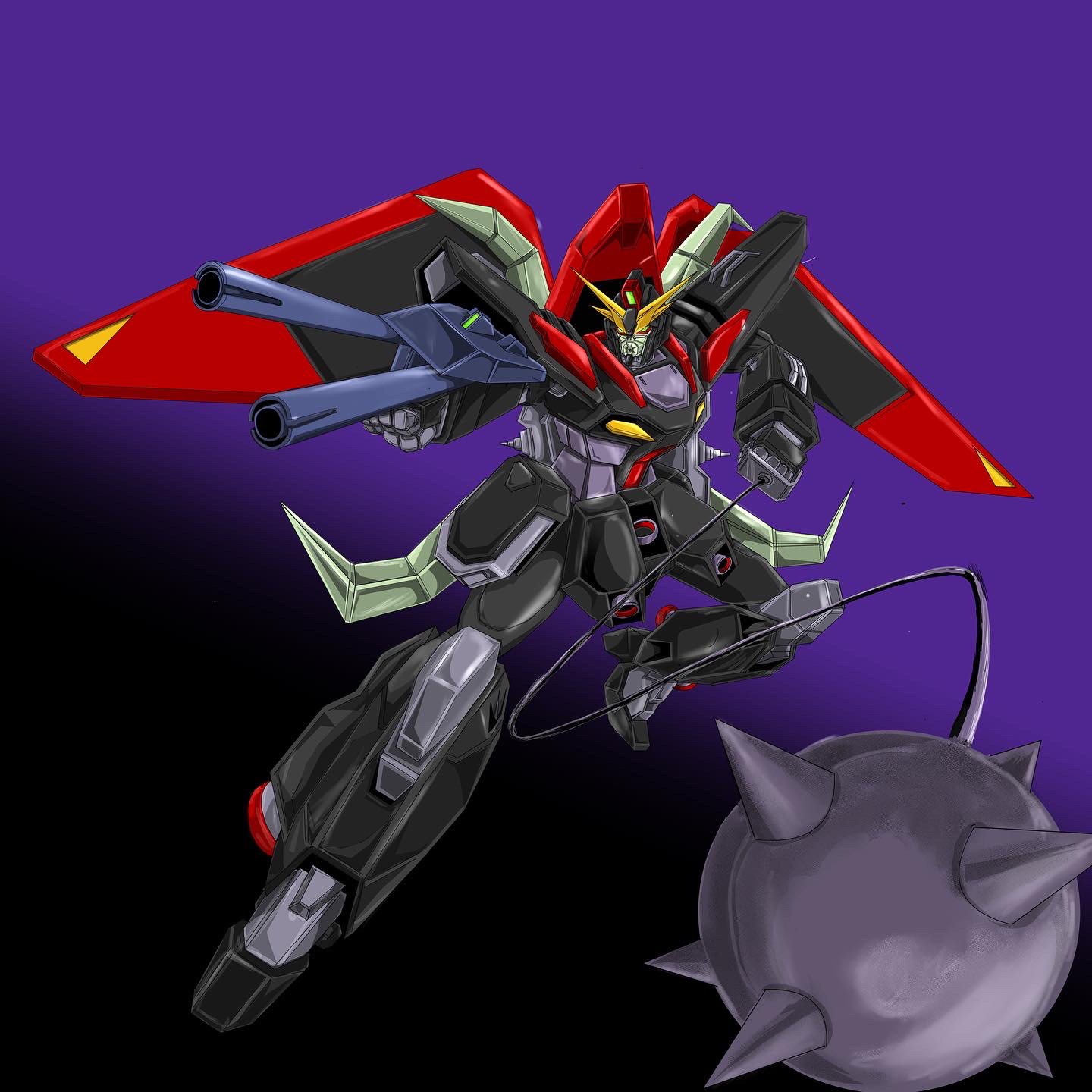 Raider Gundam Anime Mechs Super Robot Taisen Mobile Suit Gundam SEED Gundam Artwork Digital Art Fan  1440x1440