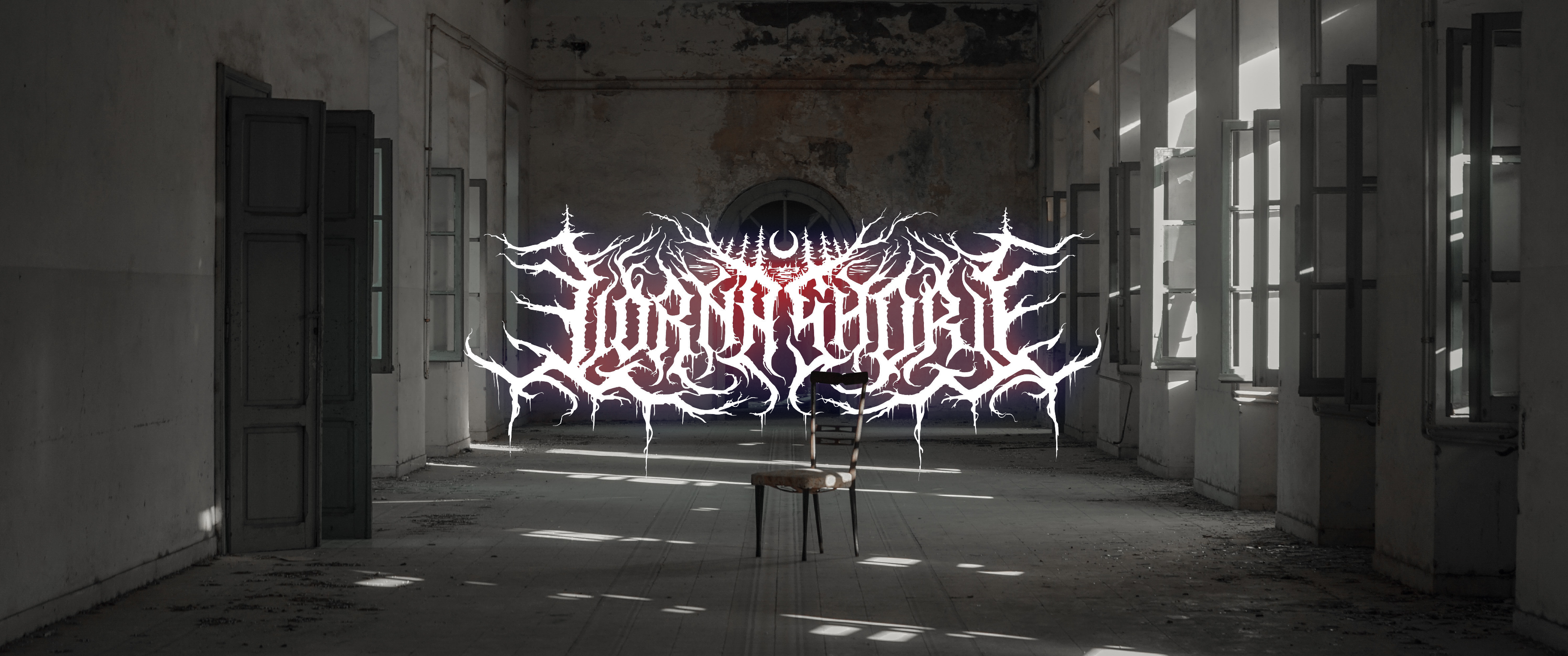 Lorna Shore Abandoned Room Chair Building Deathcore 3440x1440