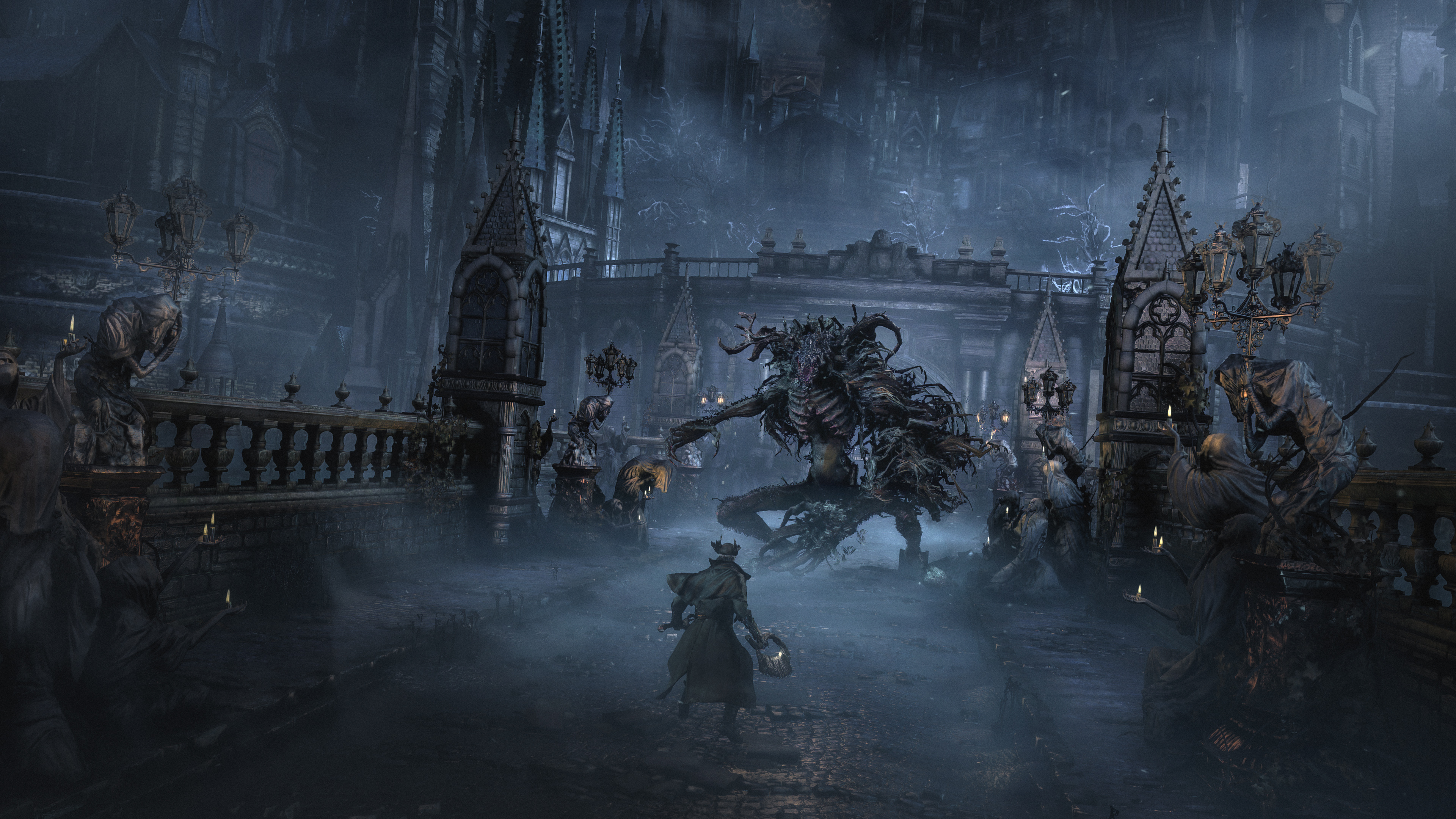 From Software Bloodborne Screen Shot Video Games Video Game Art Creature Video Game Characters 3840x2160