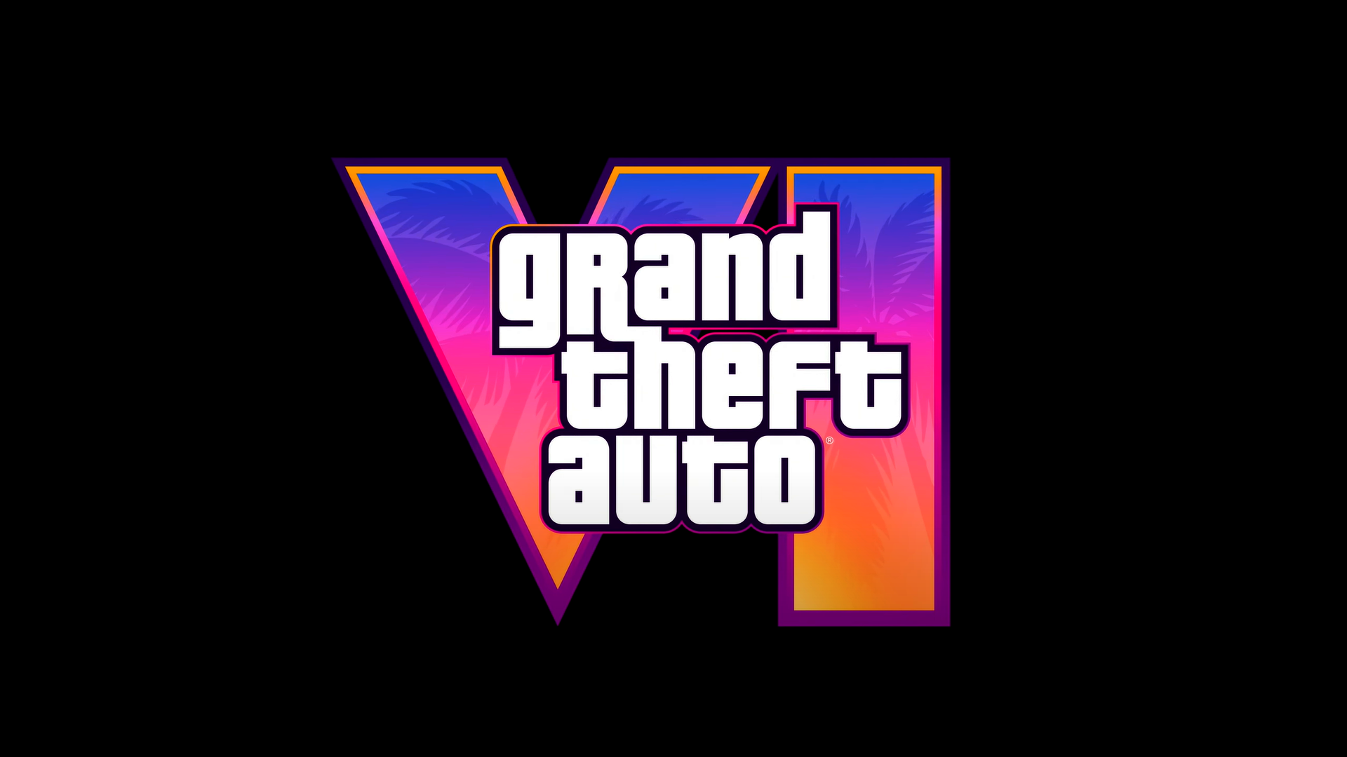 Grand Theft Auto 6 GTA6 Rockstar Games Grand Theft Auto Digital Art Simple Background 1920x1080