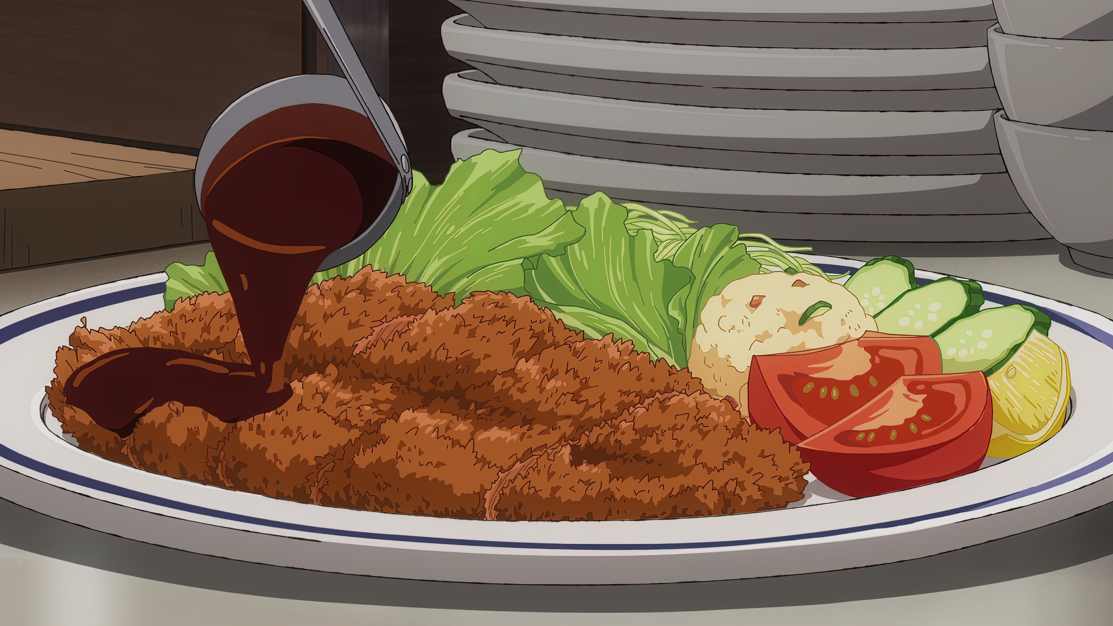 Summer Time Render 4K Anime Anime Screenshot Anime Food Food 3840x2160