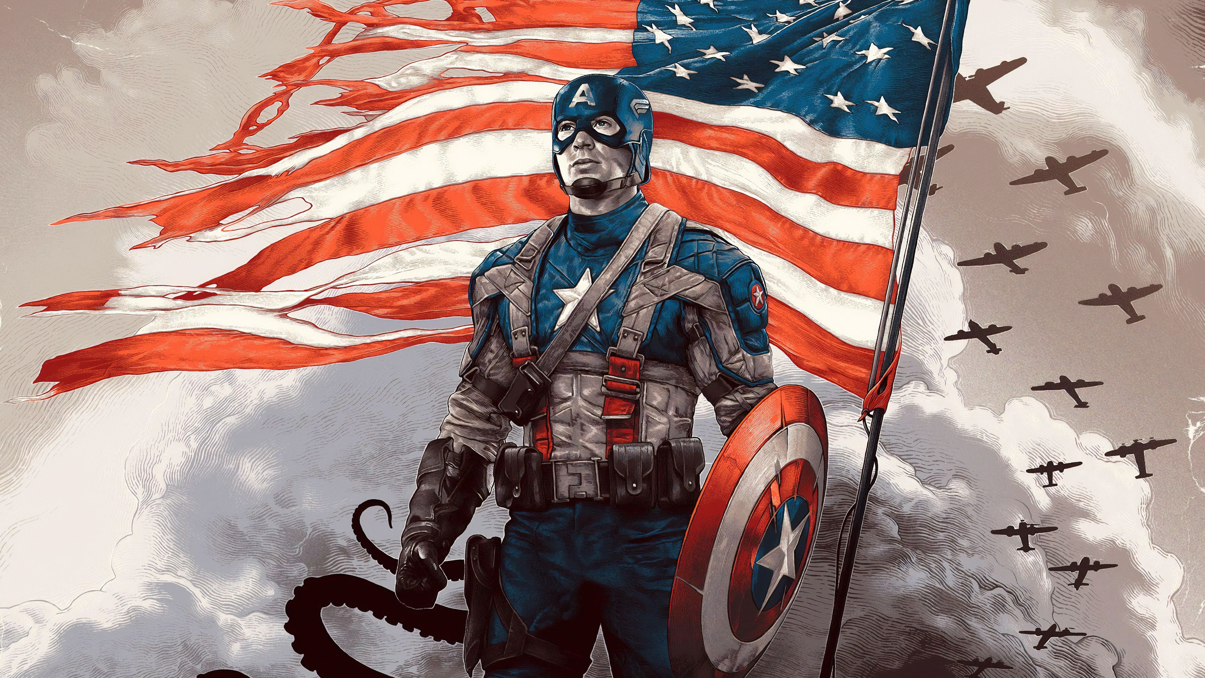 Comics Captain America 3840x2160