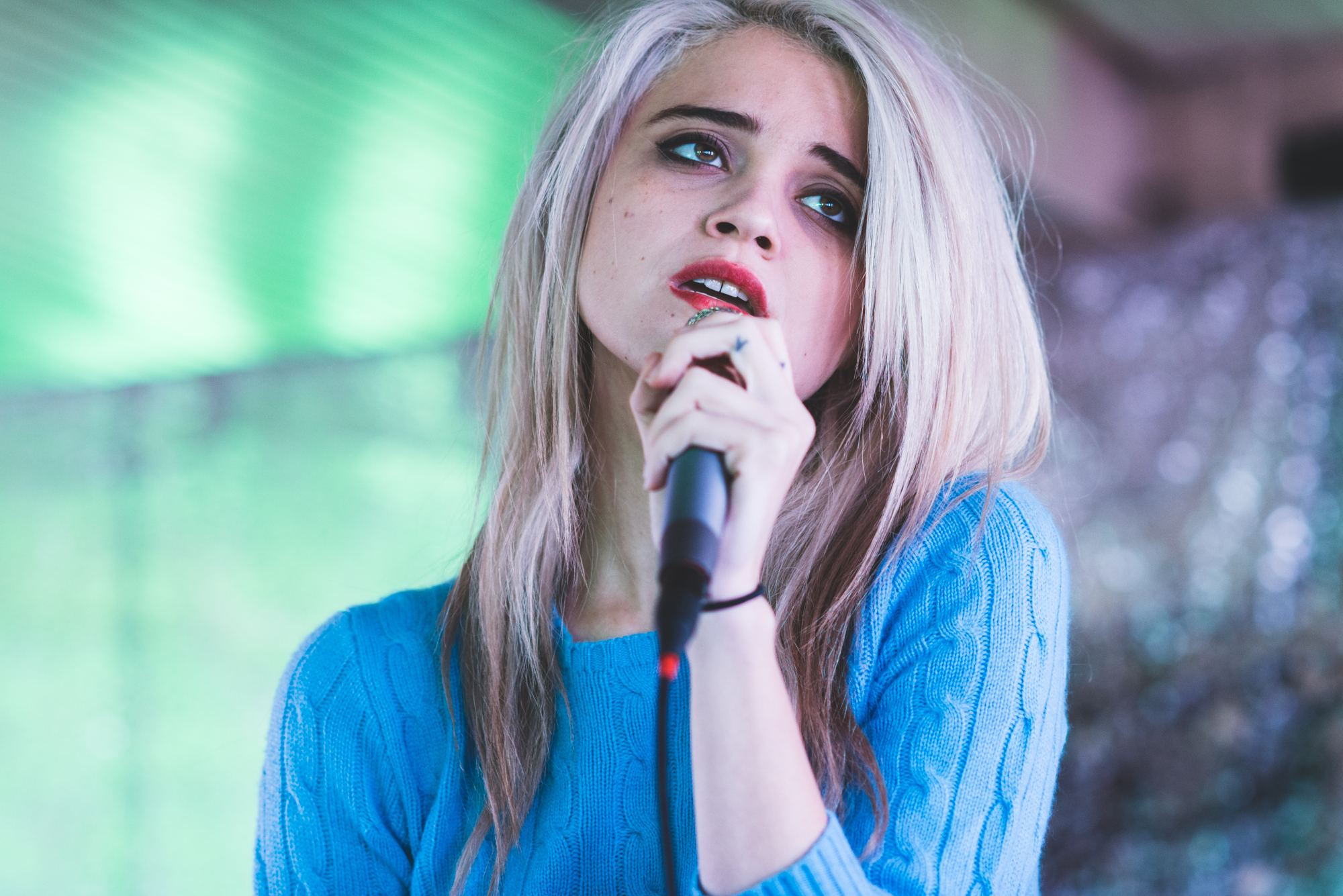 Sky Ferreira Women Singer Actress Blonde Long Hair Concerts 2000x1335