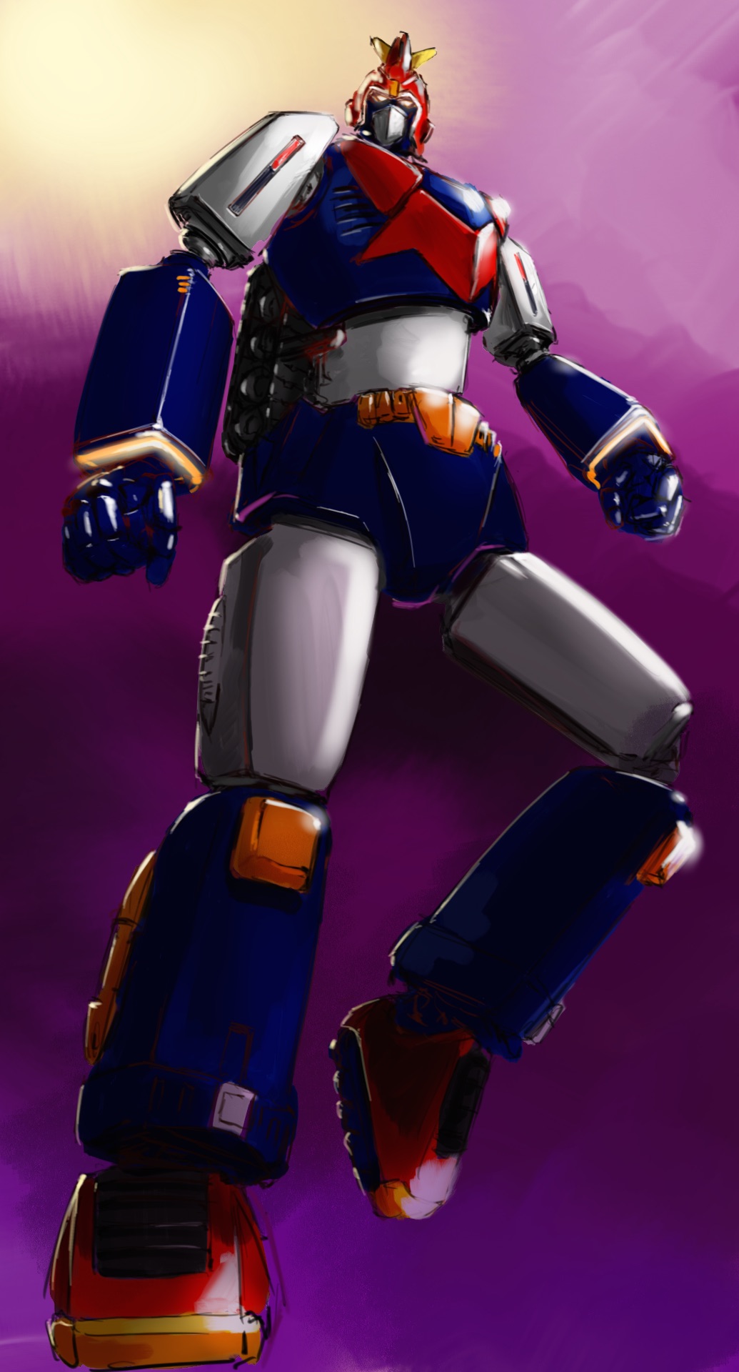 Super Electromagnetic Machine Voltes V Voltes V Anime Mechs Super Robot Taisen Artwork Digital Art F 1035x1920