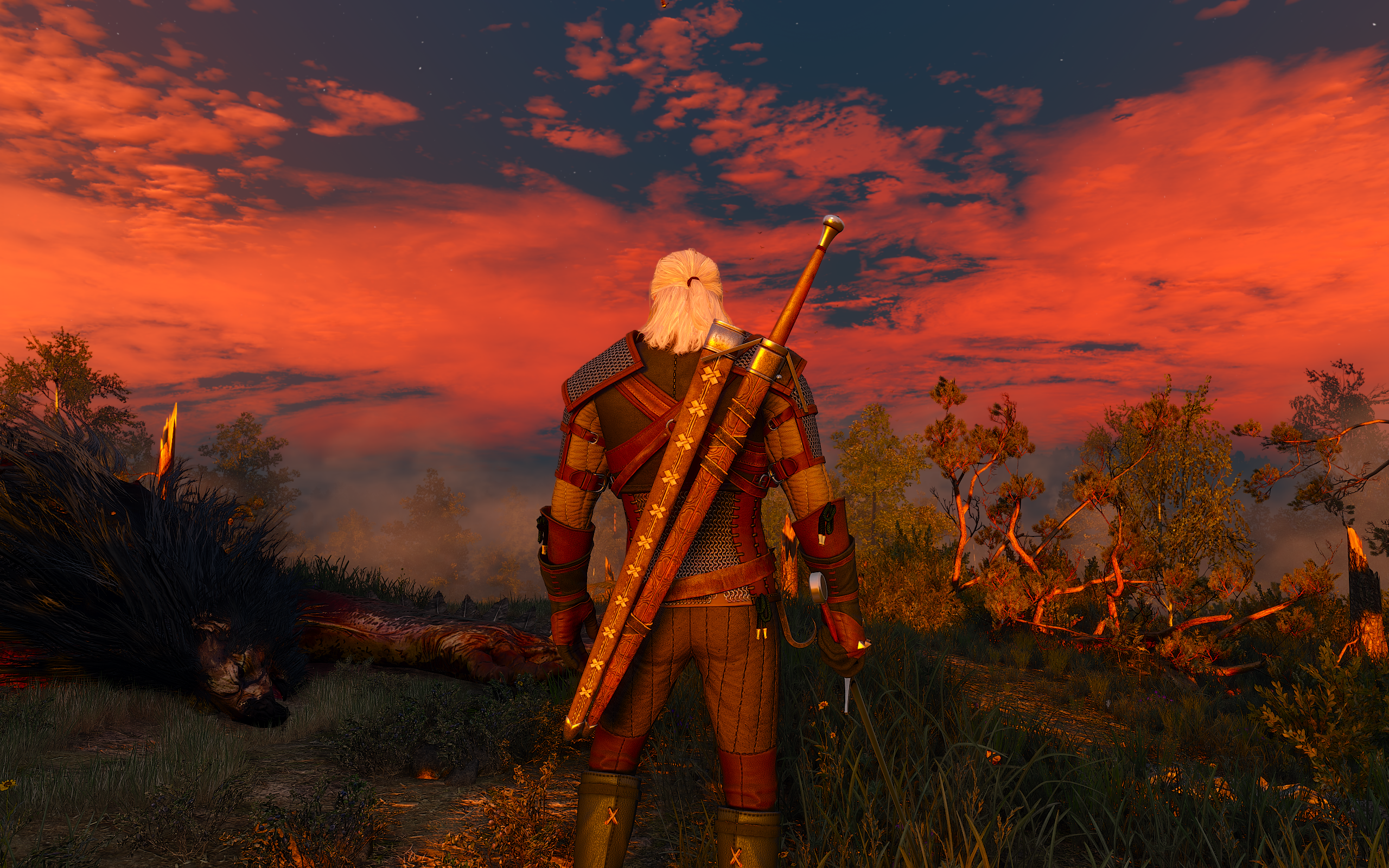 The Witcher 3 Wild Hunt Geralt Of Rivia Screen Shot PC Gaming Video Games CGi Video Game Characters 2560x1600