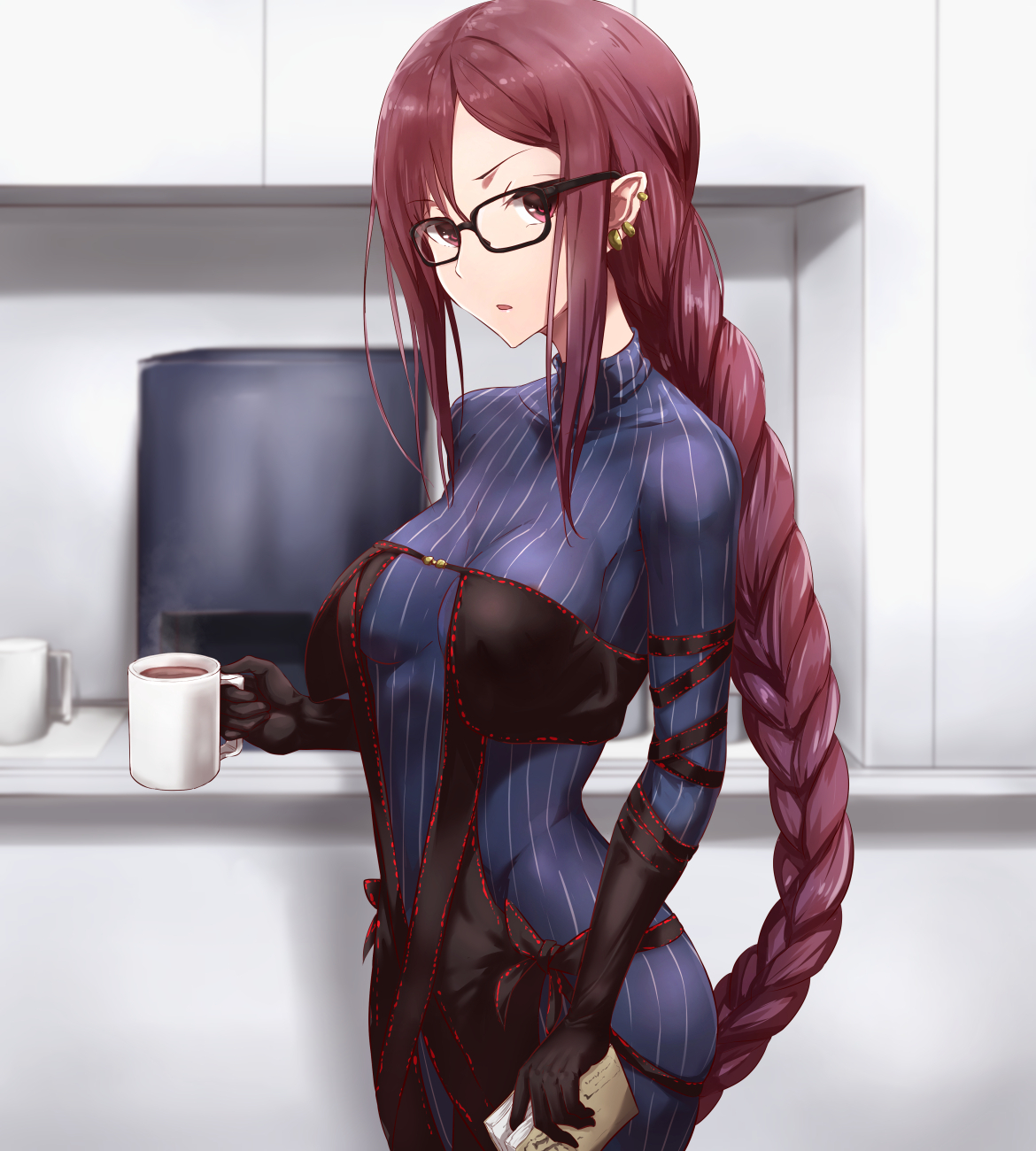 Anime Anime Girls Fate Series Fate Grand Order Consort Yu Fate Grand Order Long Hair Brunette Artwor 1170x1300