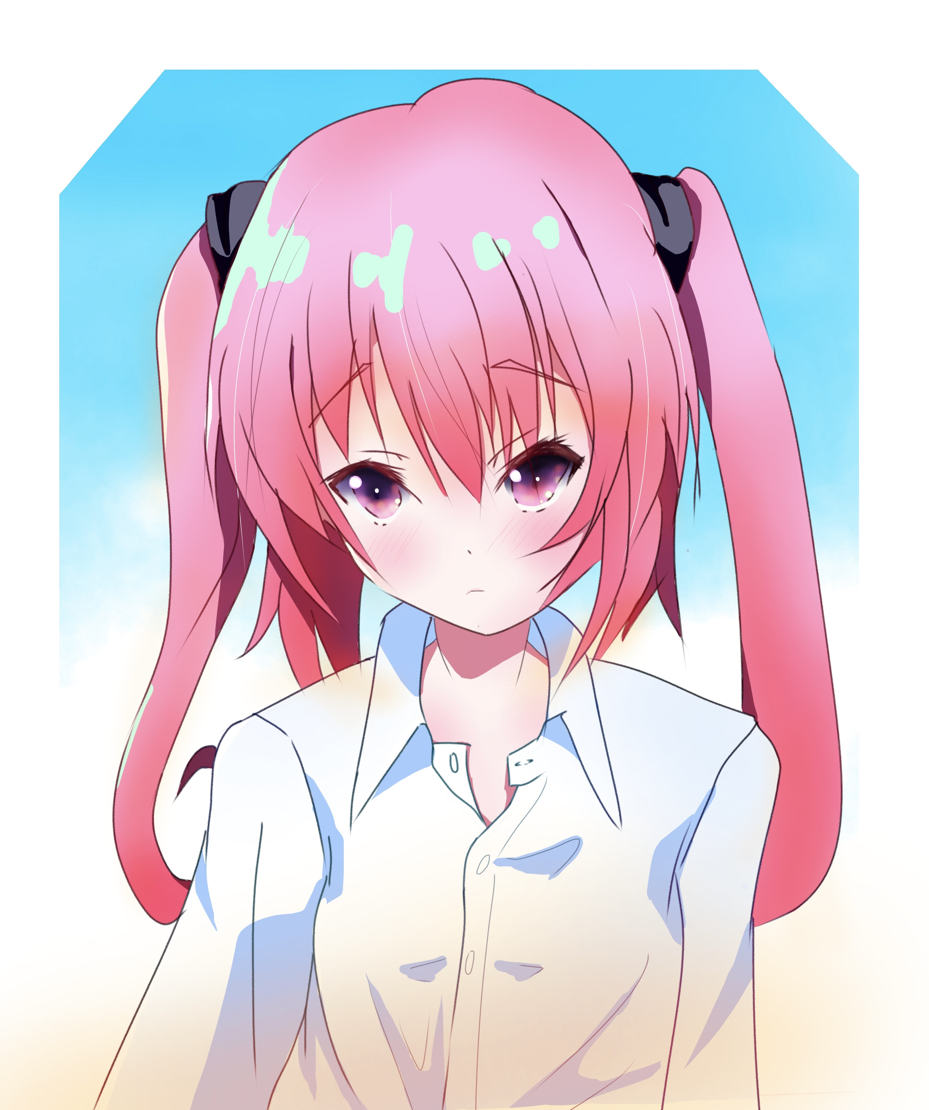 Anime Anime Girls To Love Ru Nana Asta Deviluke Twintails Pink Hair Solo Artwork Digital Art Fan Art 3024x3614