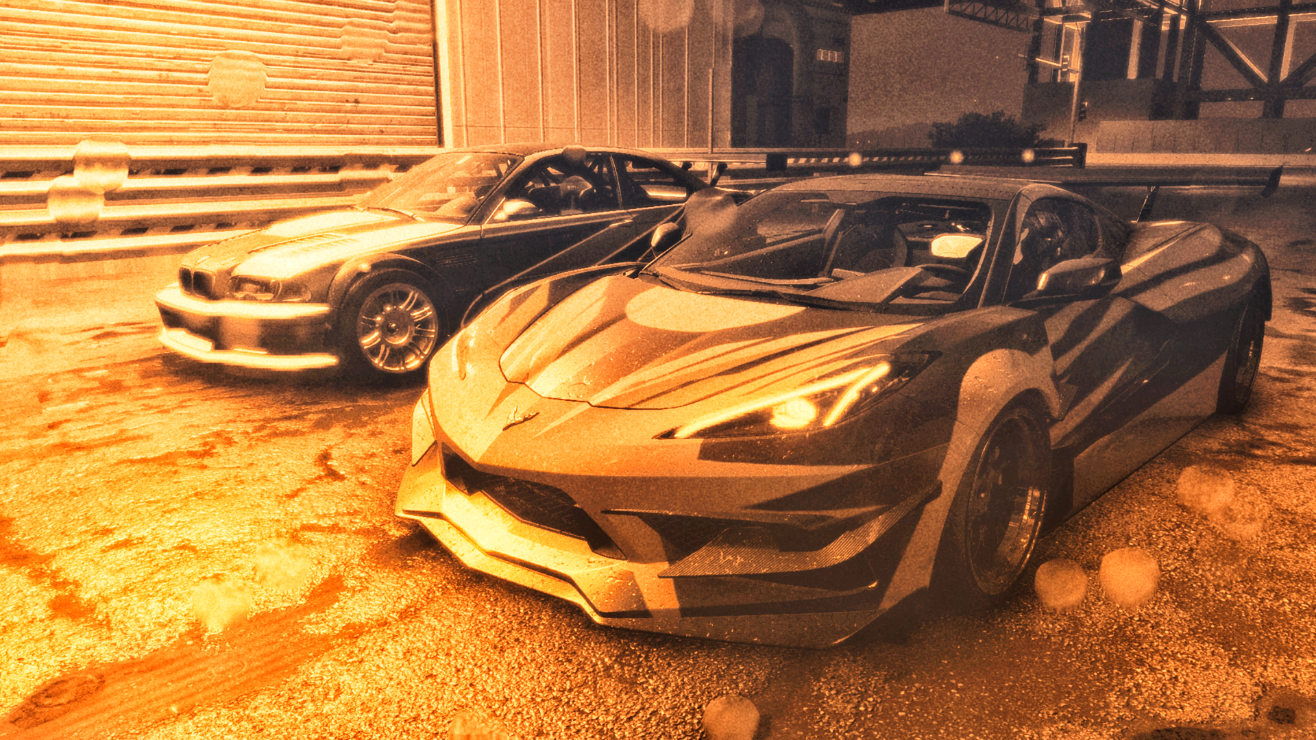 Need For Speed Need For Speed Unbound Edit CGi Race Cars Car Park Car 4K Gaming Video Game Character 1920x1080