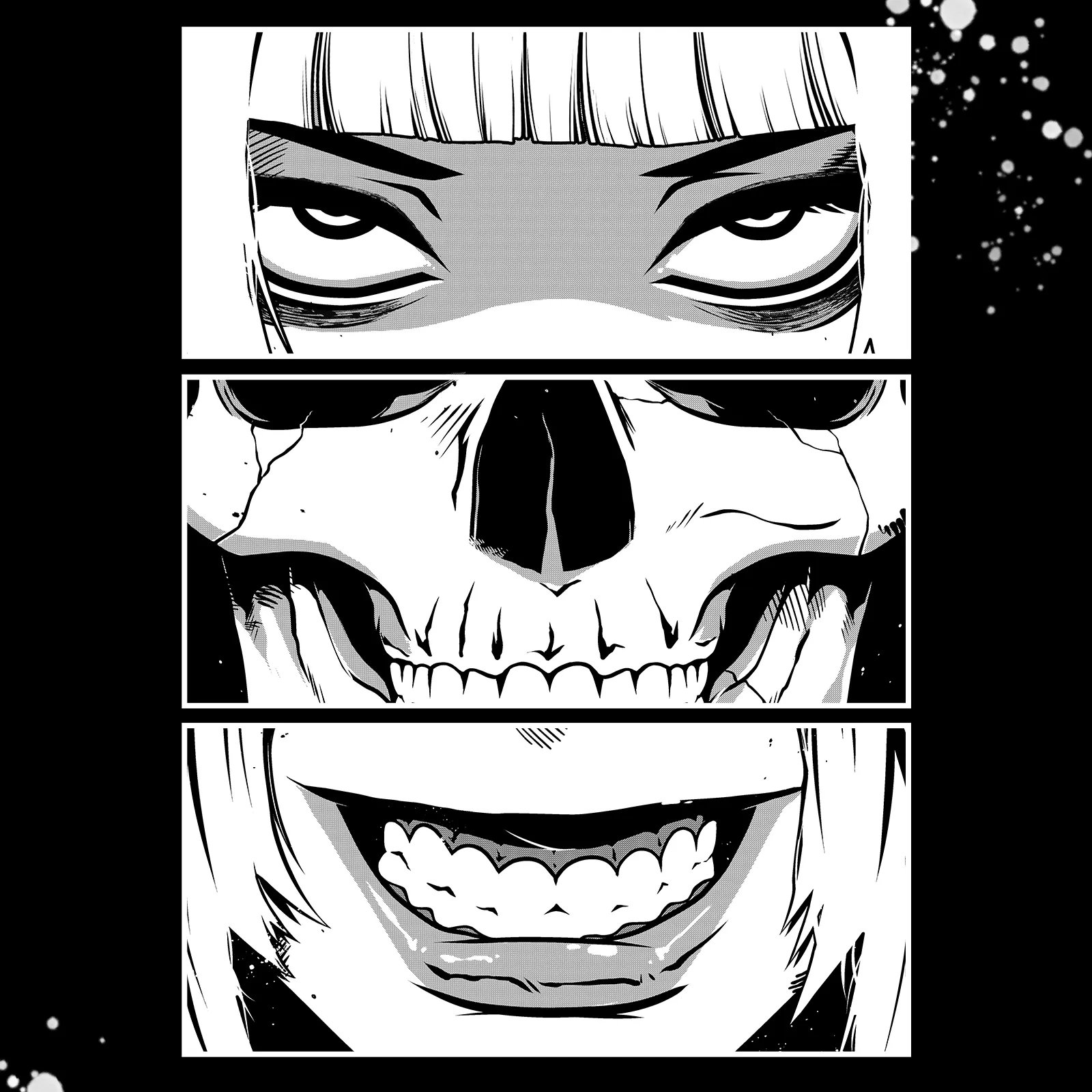 Zombie Makeout Club Gothic Horror Comic Art Digital Art Looking At Viewer Teeth Black Background Sim 1600x1600