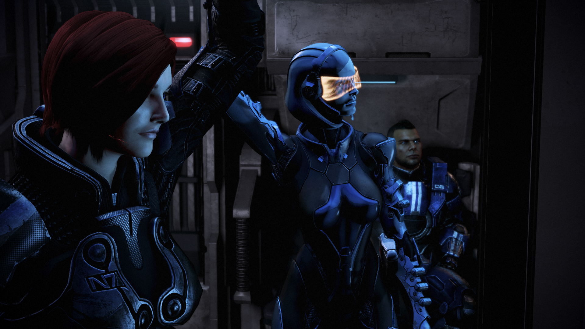 Mass Effect Legendary Edition Video Games Armor Video Game Characters CGi Video Game Art Screen Shot 1920x1080