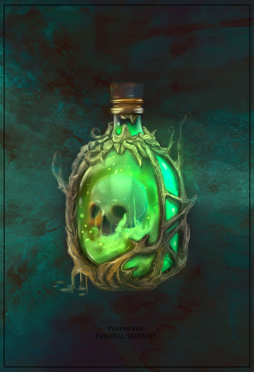 Skull Neon Green Jar Portrait Display Potions Simple Background Minimalism 874x1280