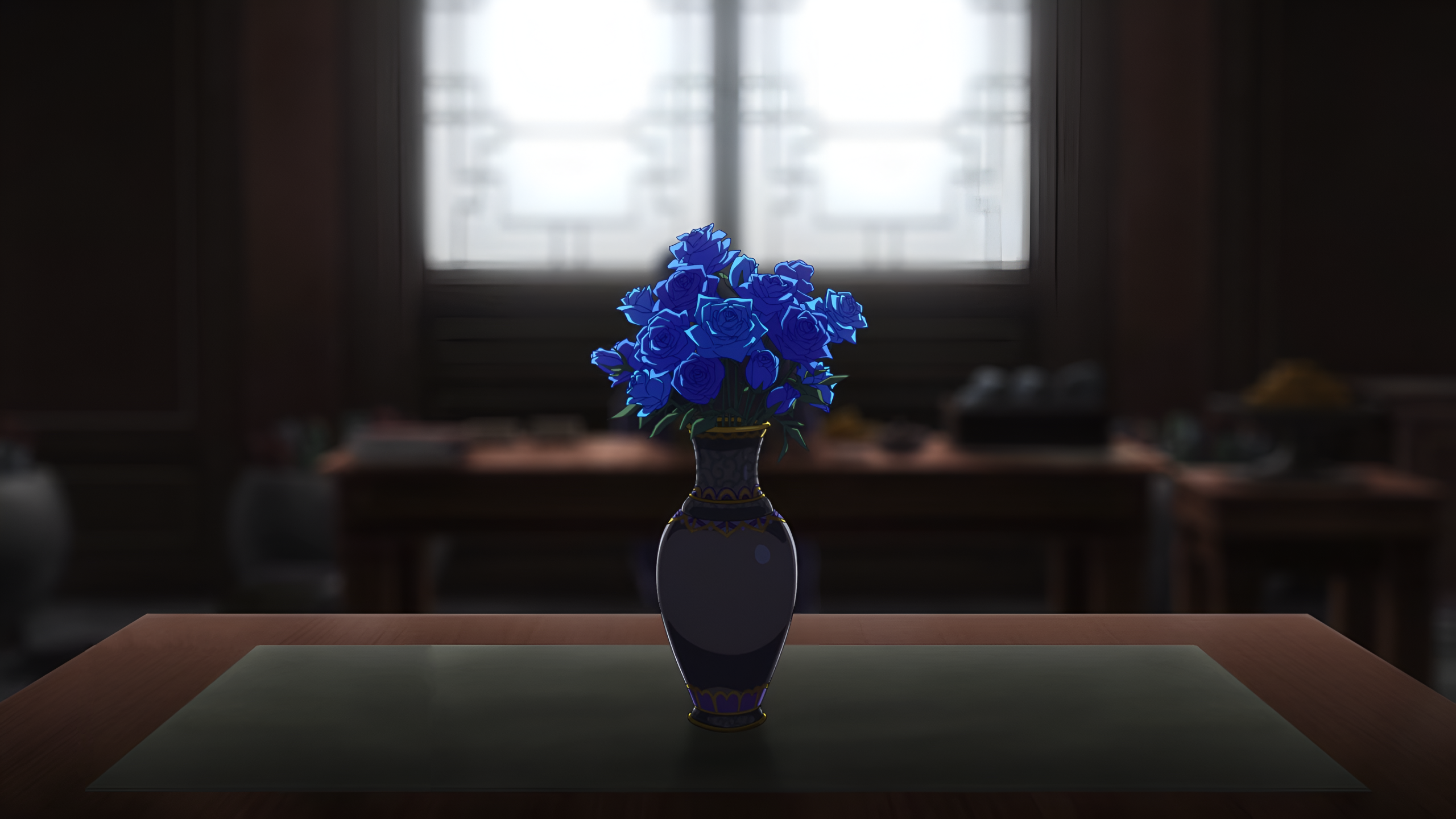 The Apothecary Diaries Vases Blue Rose Rose 2560x1440