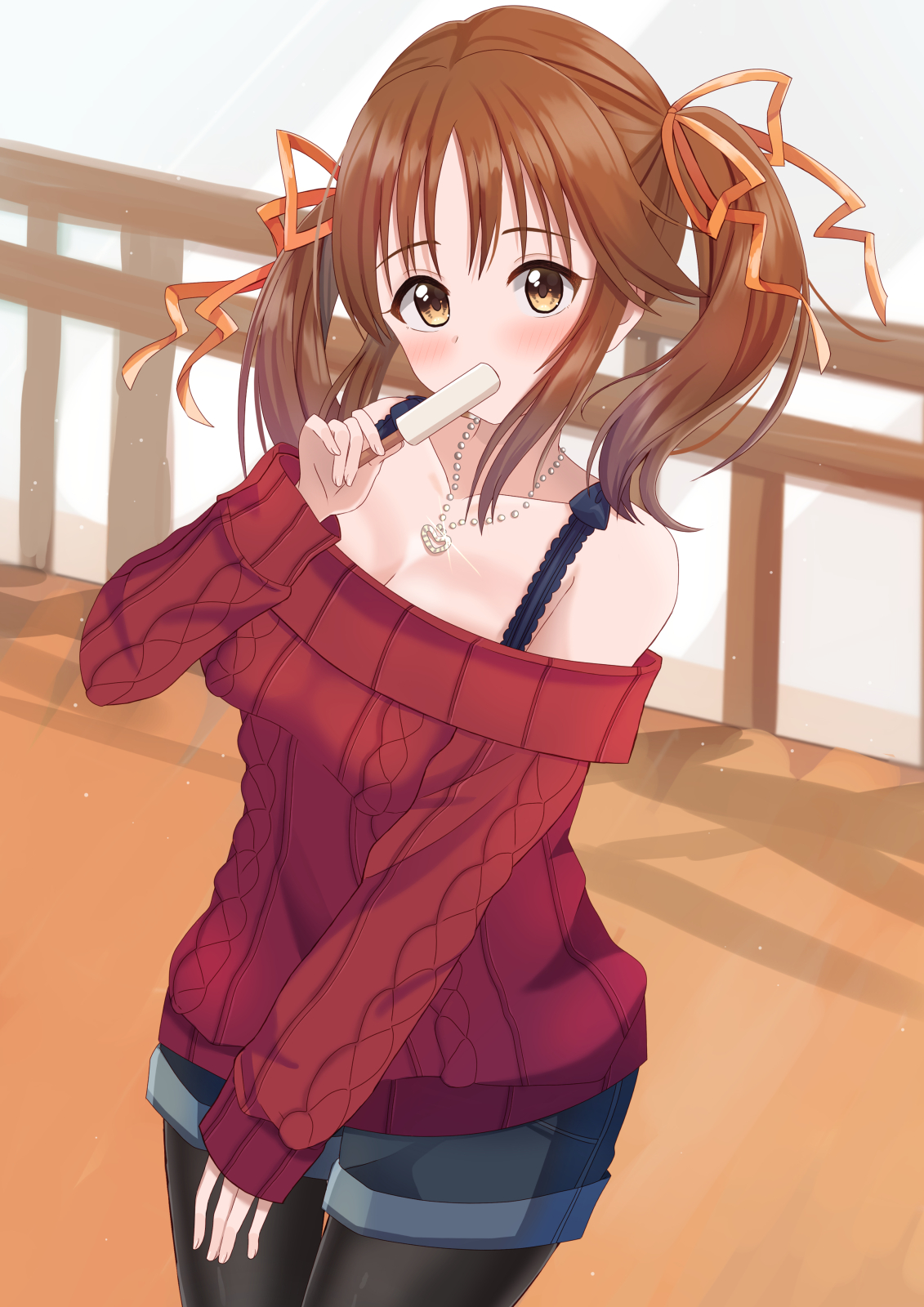 Anime Anime Girls THE IDOLM STER THE IDOLM STER Cinderella Girls Totoki Airi Twintails Brunette Solo 1131x1600