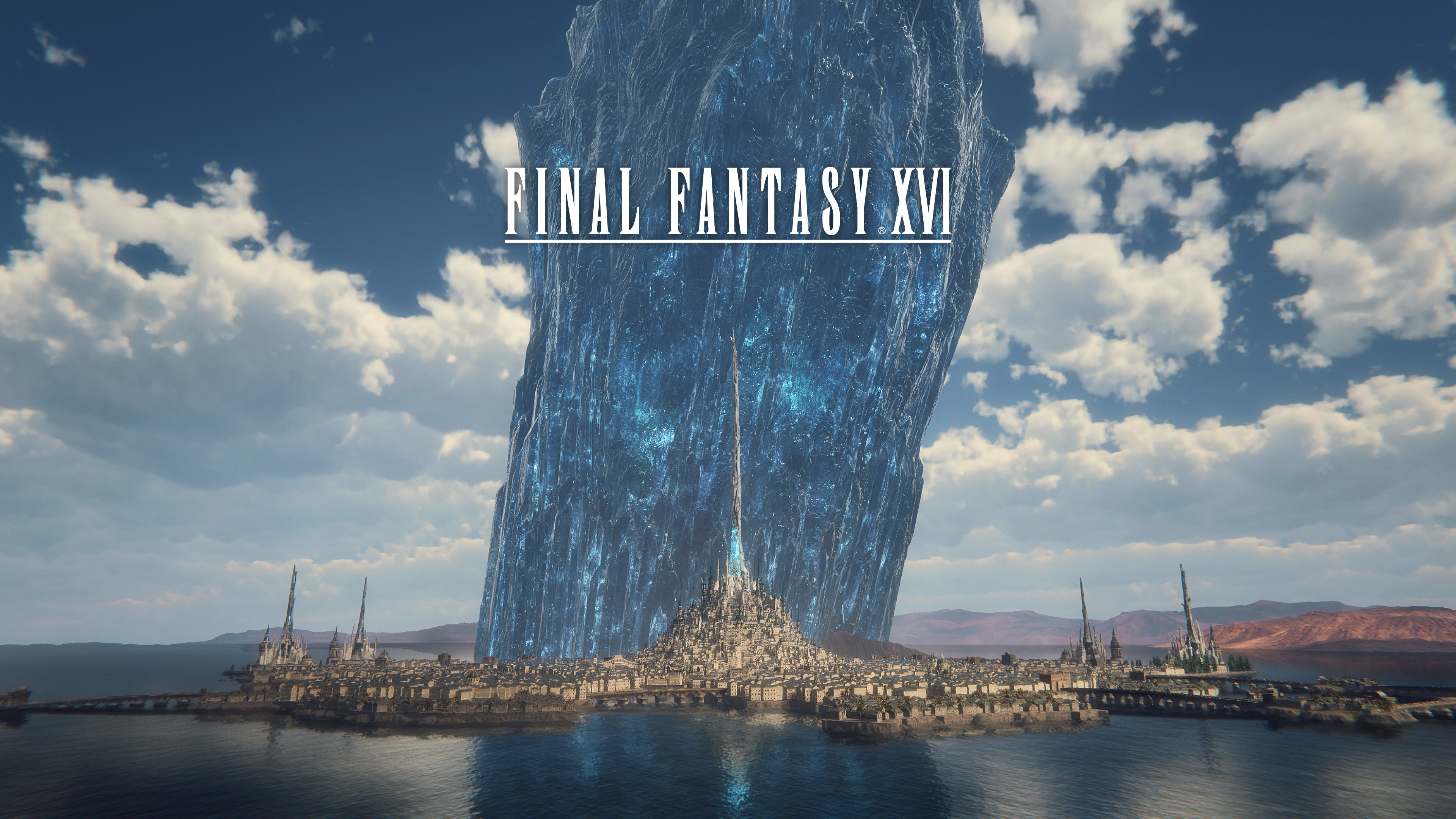 Square Enix Video Games Video Game Art Screen Shot Final Fantasy Clouds Final Fantasy XVi Sky Water  3840x2160