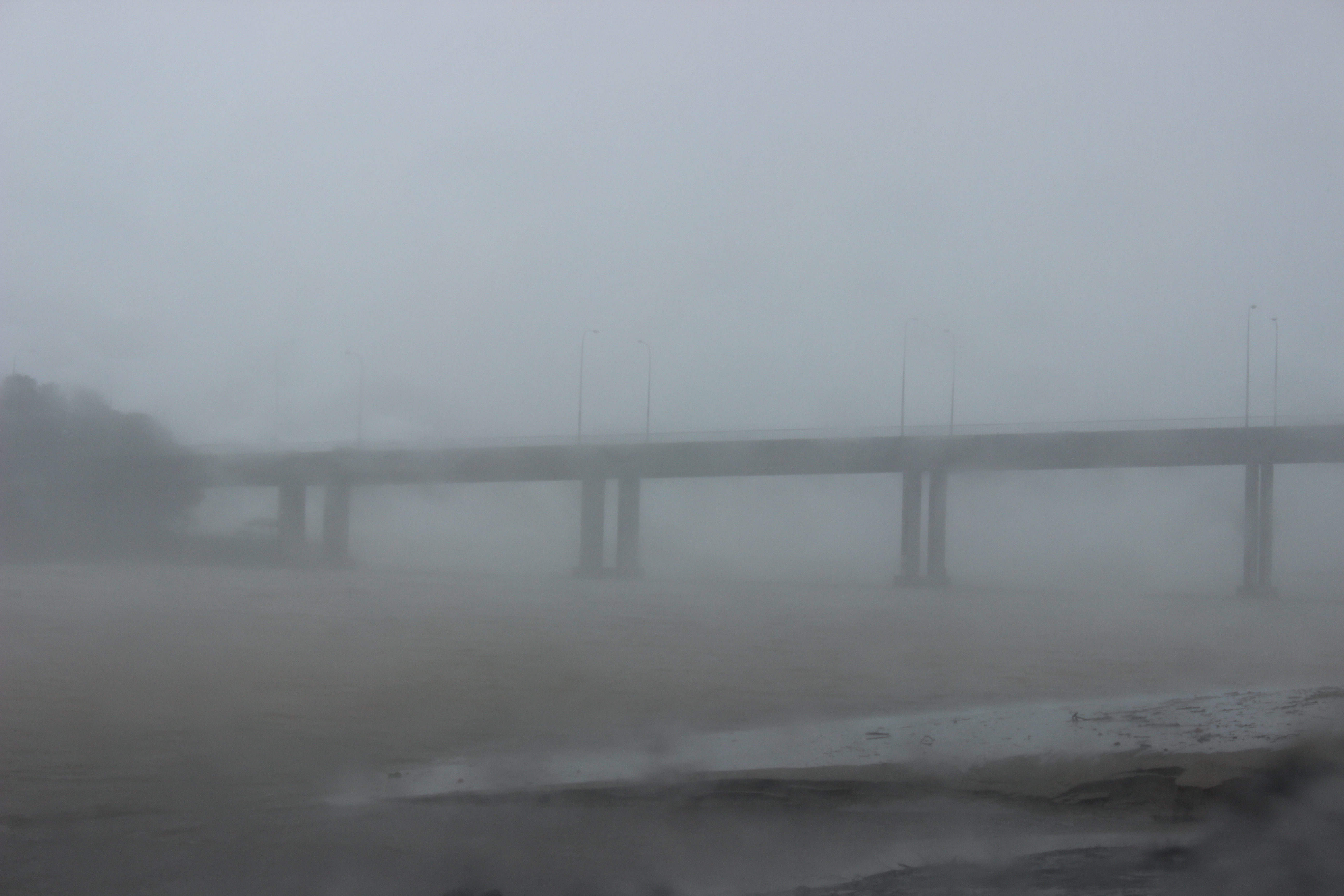 Mist Monochrome Road Bridge 5184x3456
