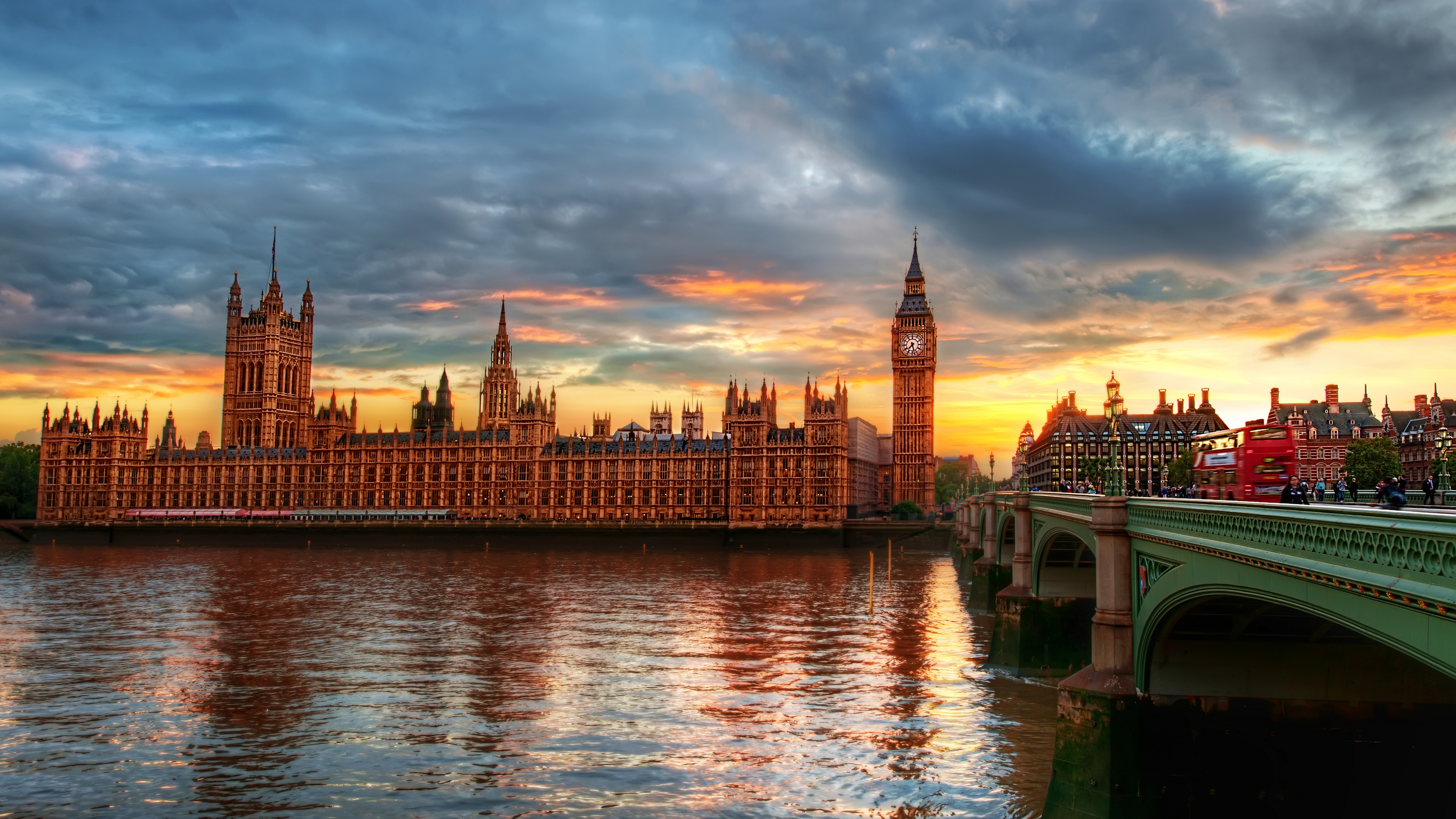 Trey Ratcliff Photography 4K UK England London Cityscape River Thames Westminster Water Building Bri 3840x2160