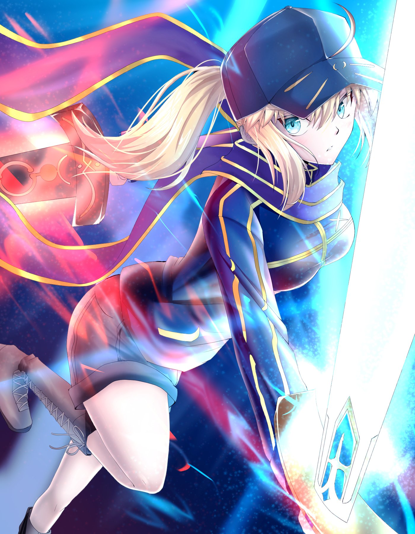Anime Anime Girls Fate Series Fate Grand Order Mysterious Heroine X Fate Grand Order Ponytail Blonde 1400x1800