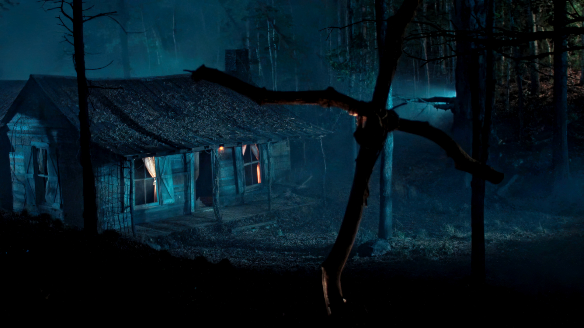 Evil Dead 2 Movies Film Stills Horror Movies House Forest Night 1920x1080