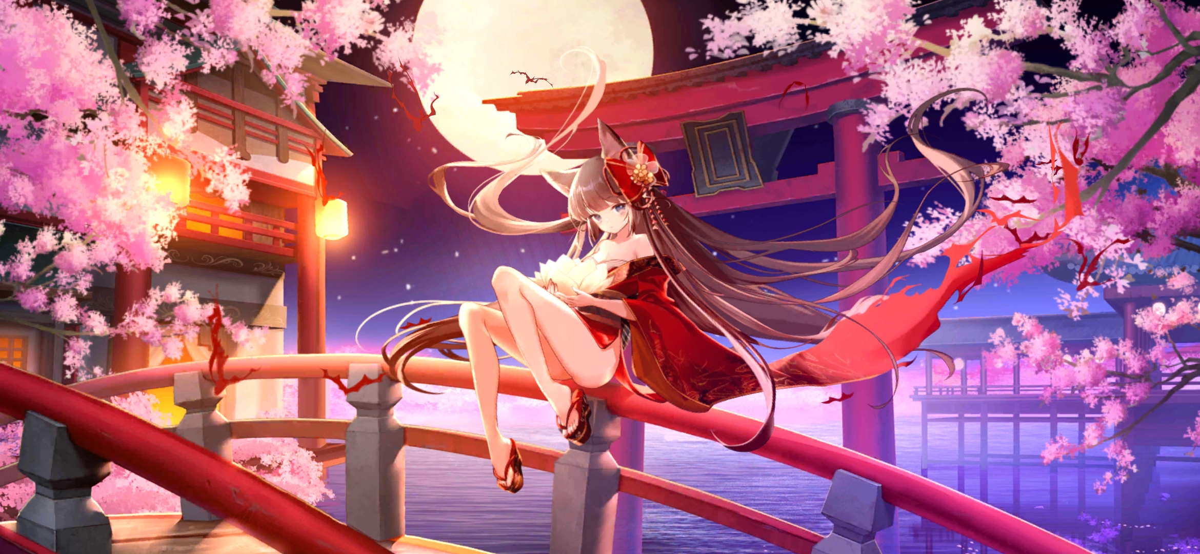 Anime Girls Anime Games Game Characters Maiden 039 S Tower Sakura Chiyo 2340x1080