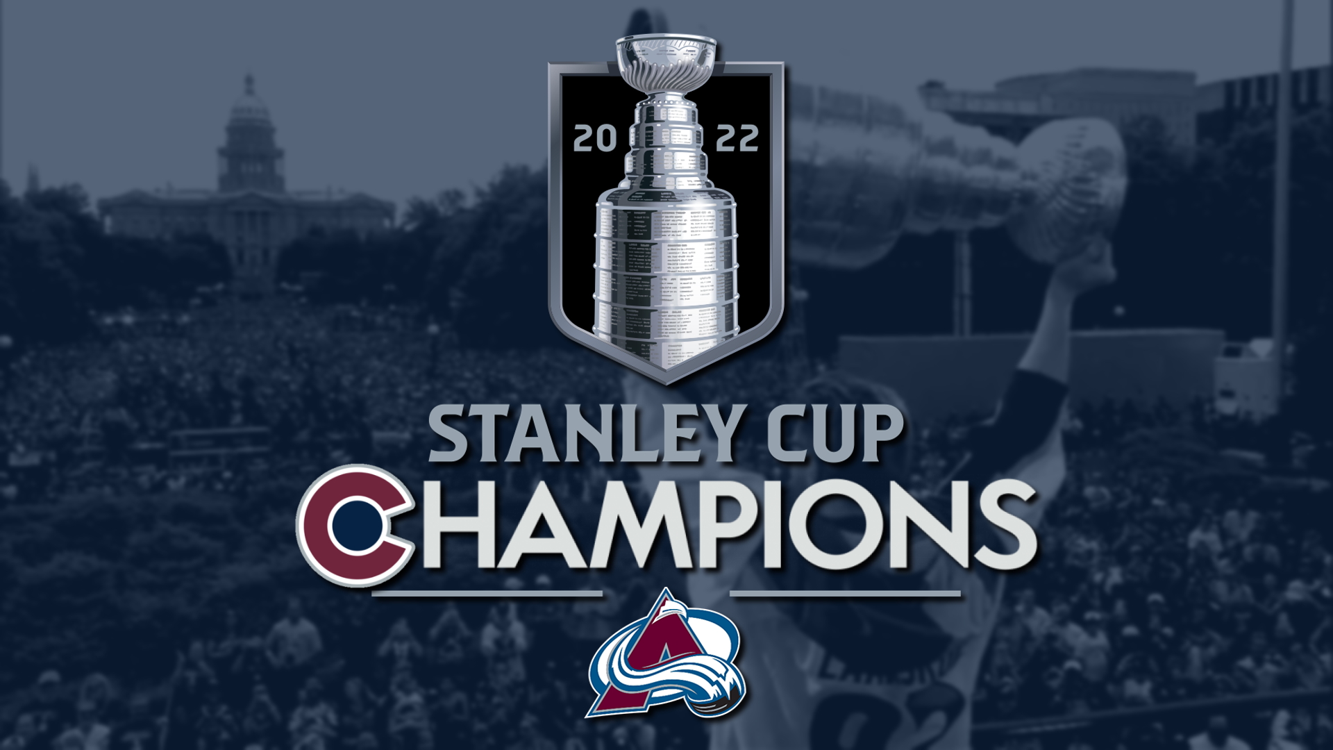 Colorado Avalanche NHL Hockey Stanley Cup Denver Gabriel Landeskog Logo 1920x1080