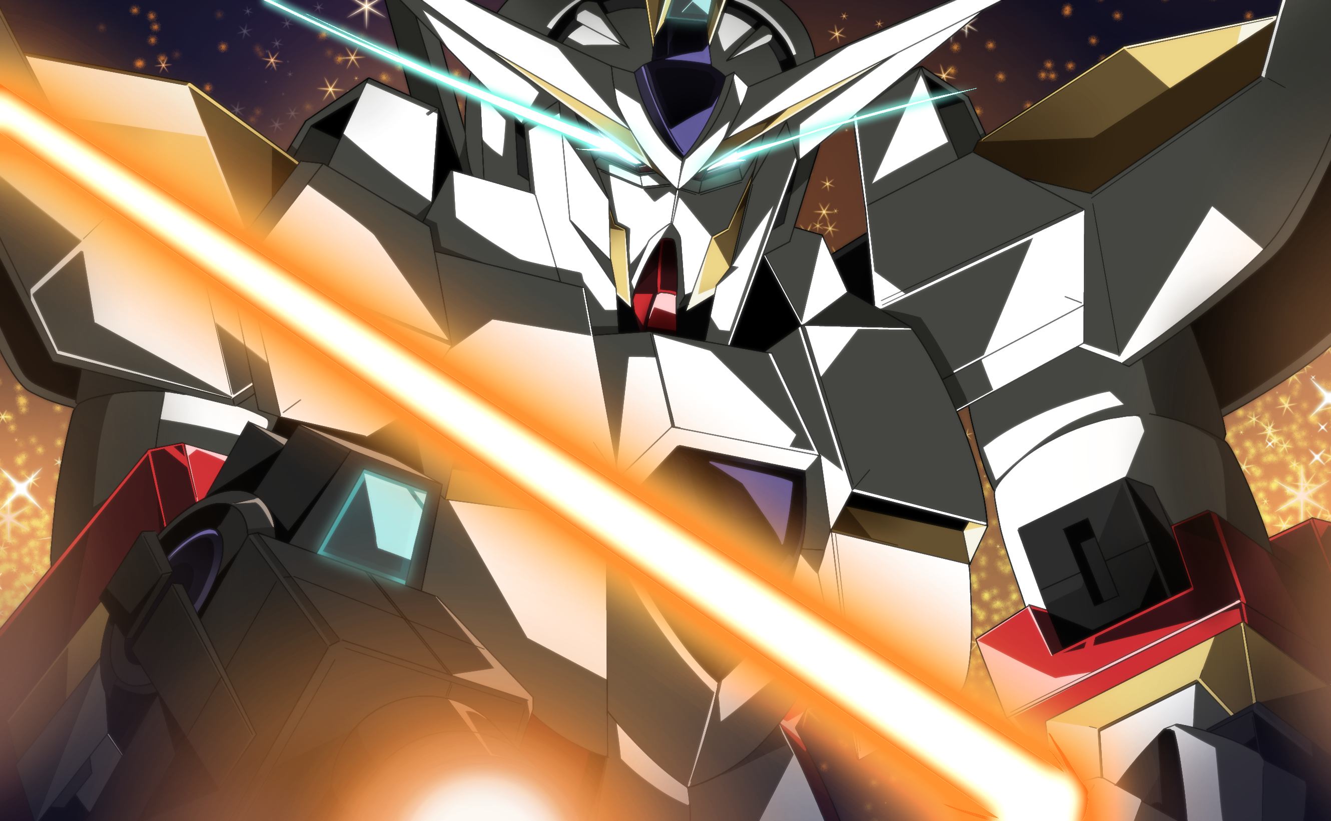 Anime Mechs Gundam Super Robot Taisen Mobile Suit Gundam 00 Reborns Gundam Artwork Digital Art Fan A 2660x1642