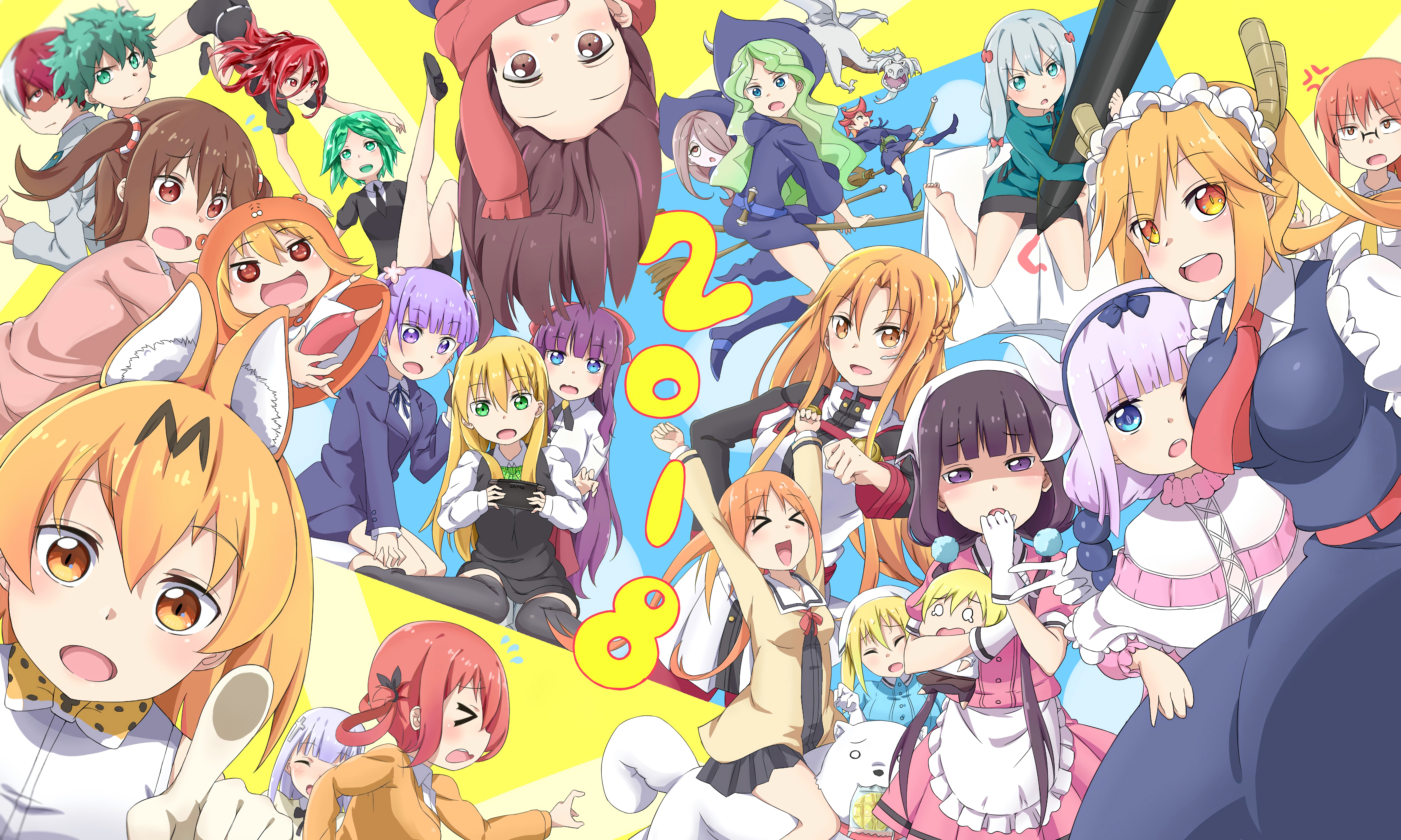 Anime Girls Anime Collections Crossover Anime Boys 8000x4800