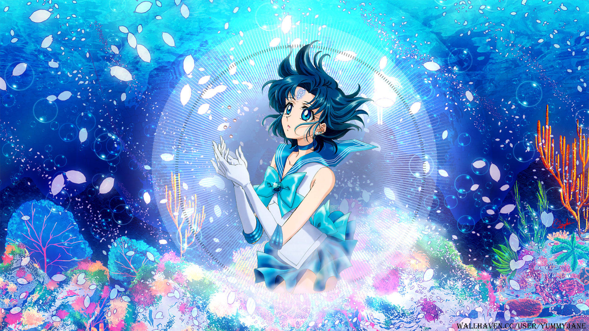 Sailor Mercury Wallpaper | Sailor moon wallpaper, Sailor mercury, Sailor  moon usagi