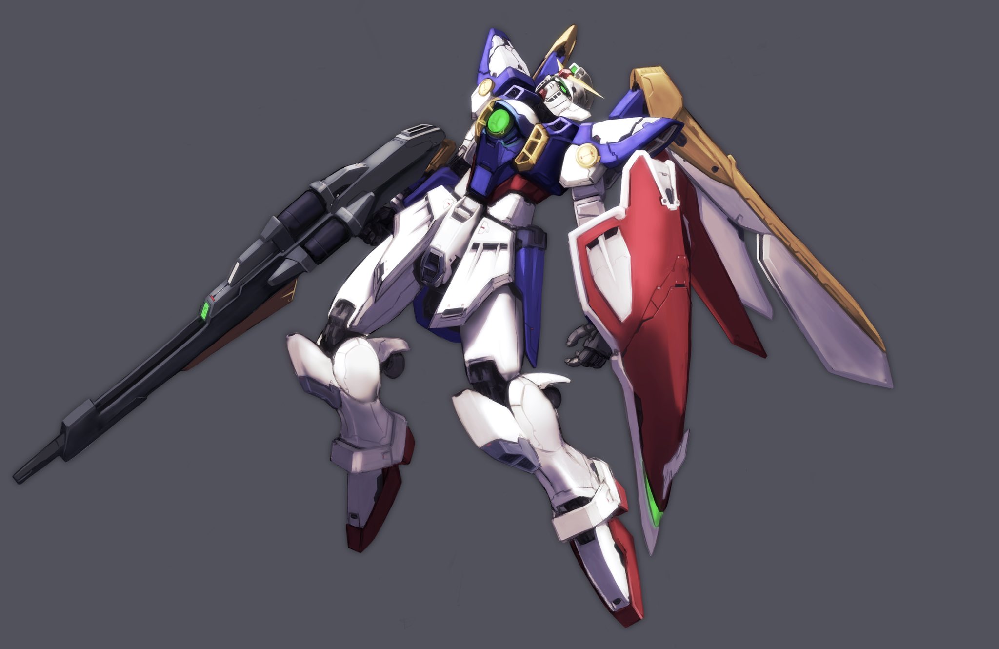 Anime Mechs Mobile Suit Gundam Wing Wing Gundam Gundam Super Robot Taisen Artwork Digital Art Fan Ar 2048x1330