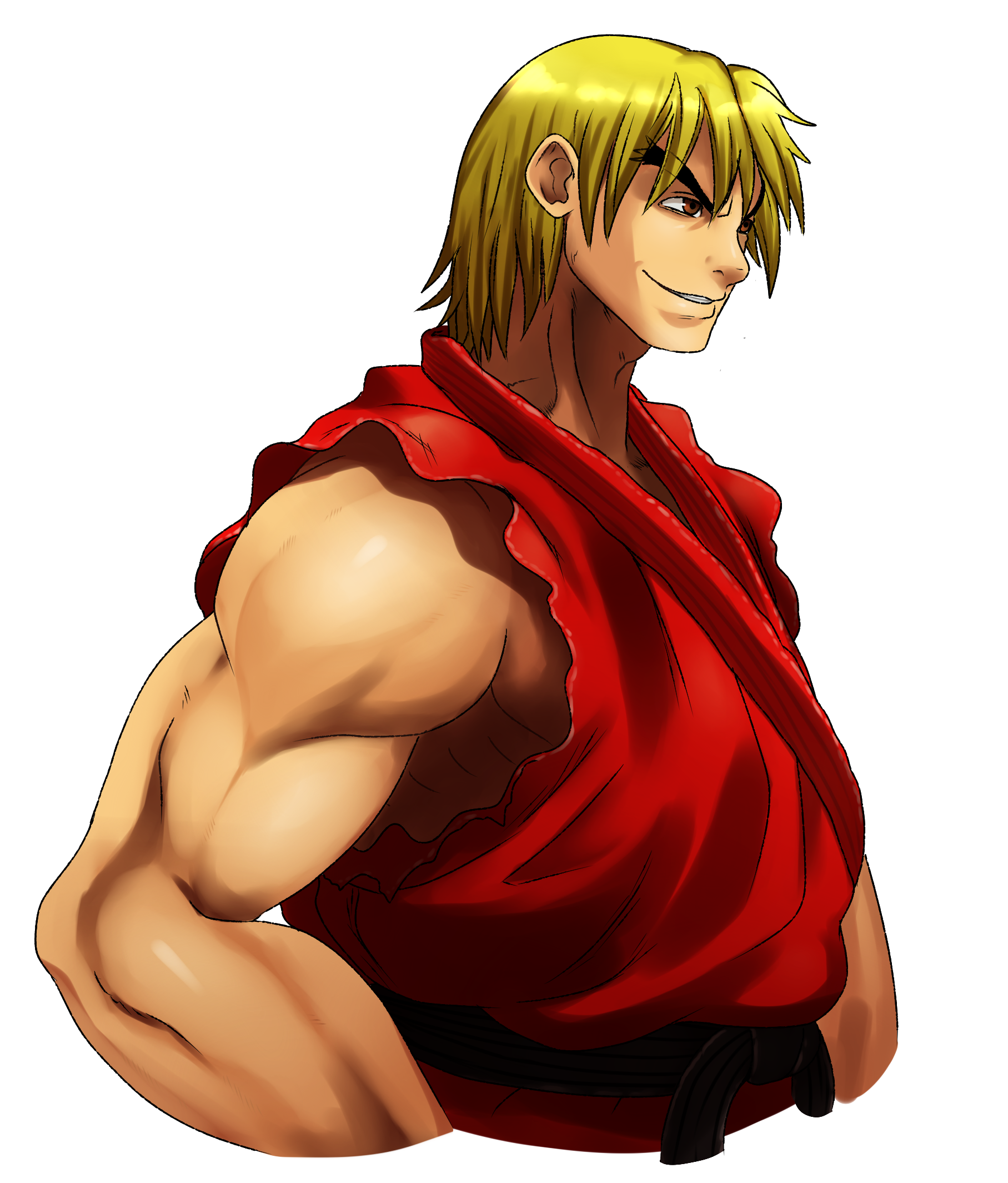 Anime Anime Boys Video Game Characters Video Games Anime Games Street Fighter Ken Masters Short Hair 1815x2129