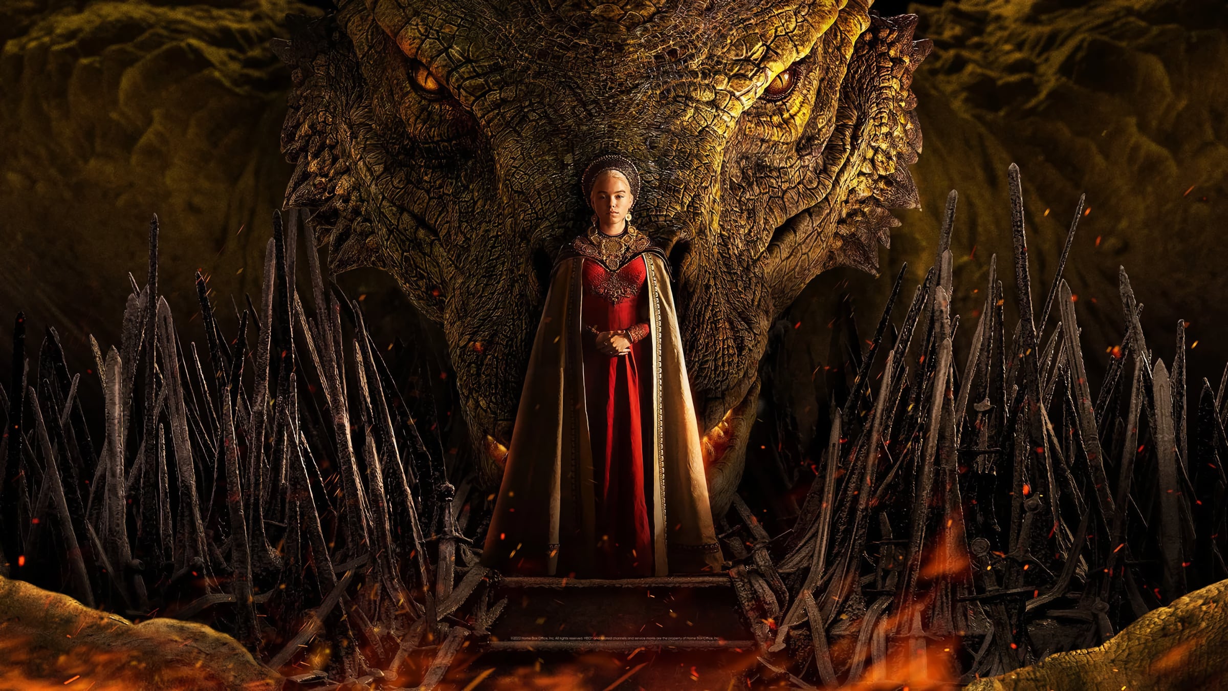 Rhaenyra Targaryen House Of The Dragon Game Of Thrones Dragon 2400x1350