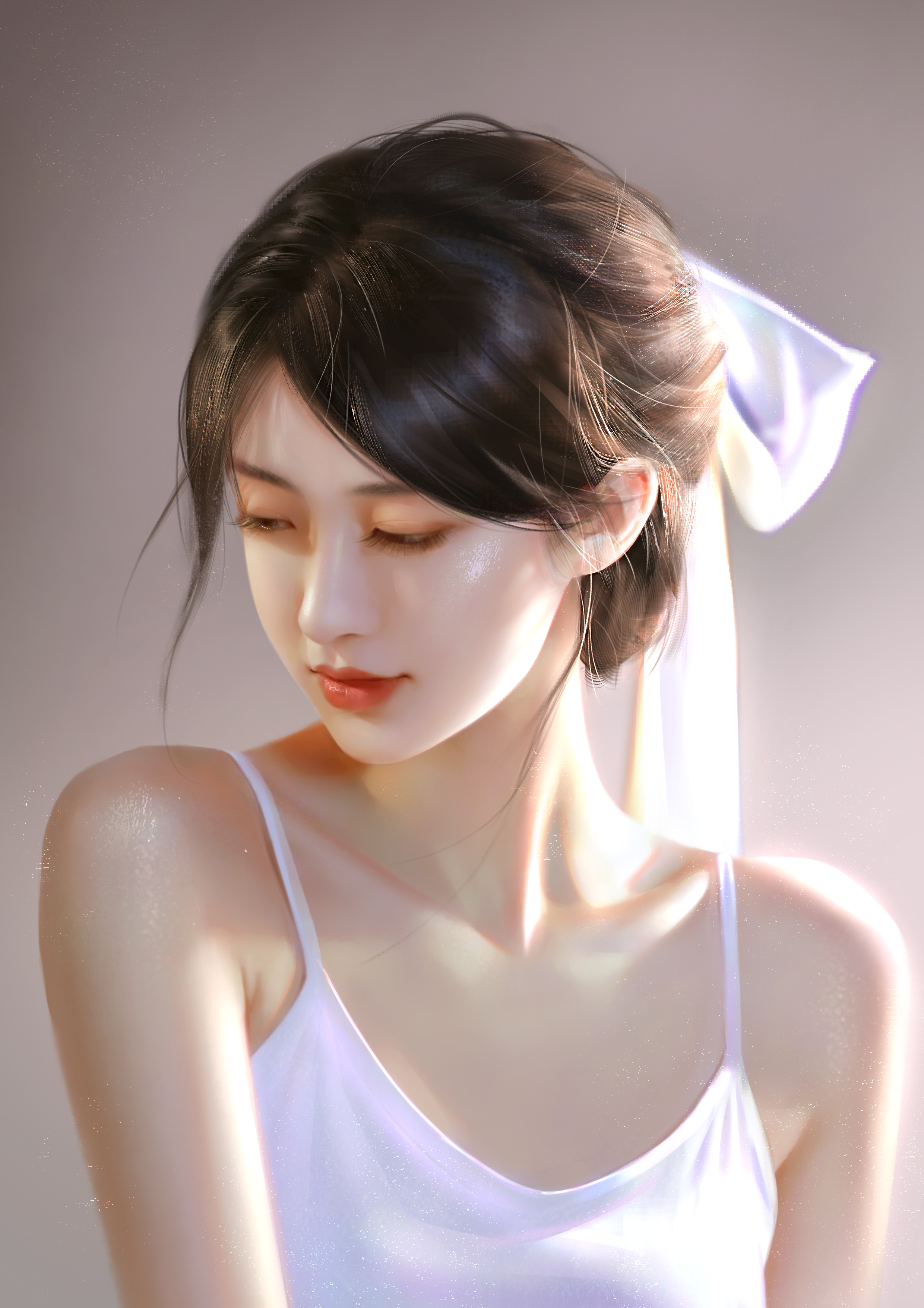 Women Asian Neck Muscle Artwork 2480x3508