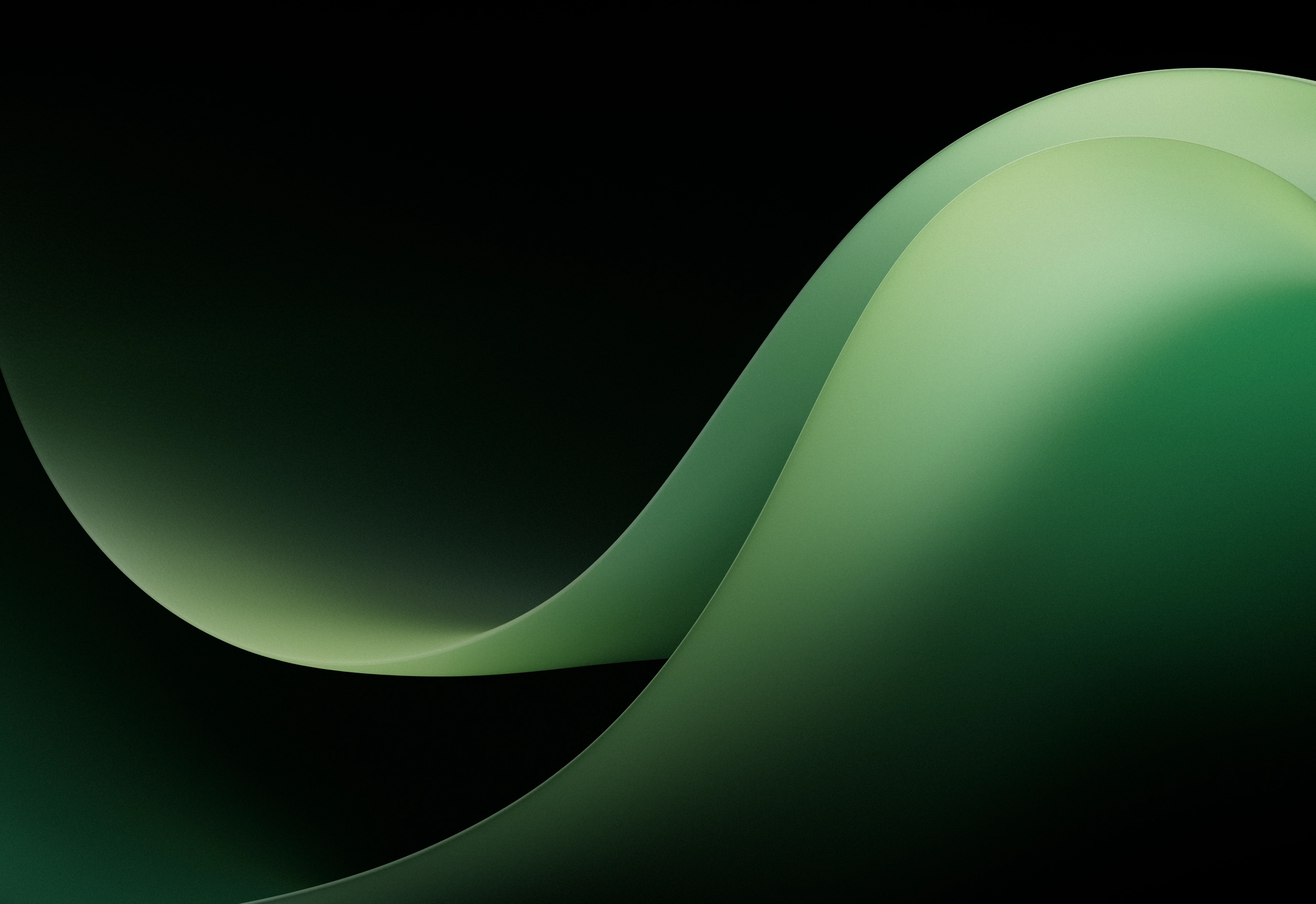 Microsoft Abstract Green Simple Background Minimalism 2754x1892