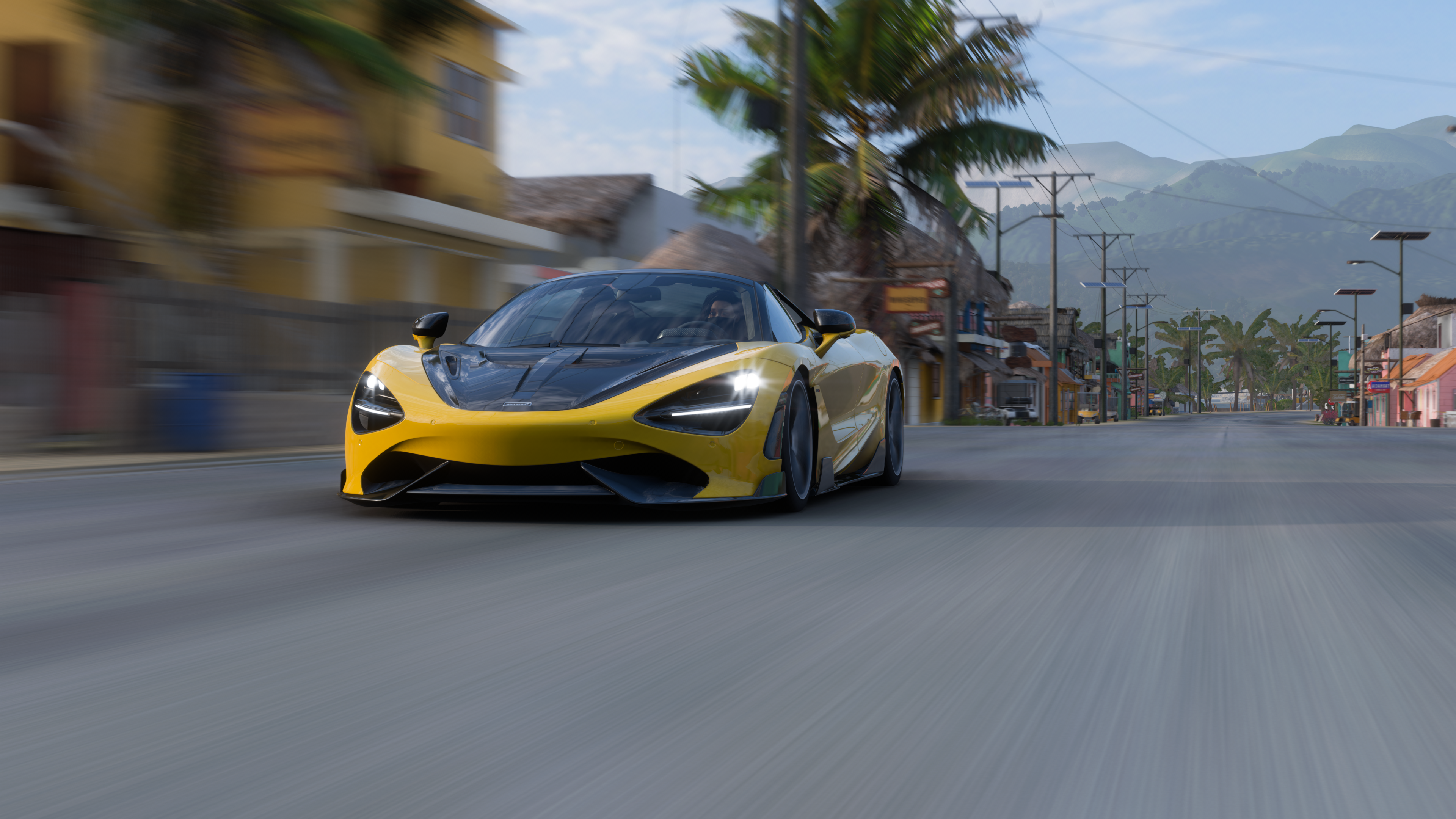 Forza Horizon Forza Horizon 5 Car Sports Car McLaren McLaren 720S Spider Convertible Video Games Bri 3840x2160