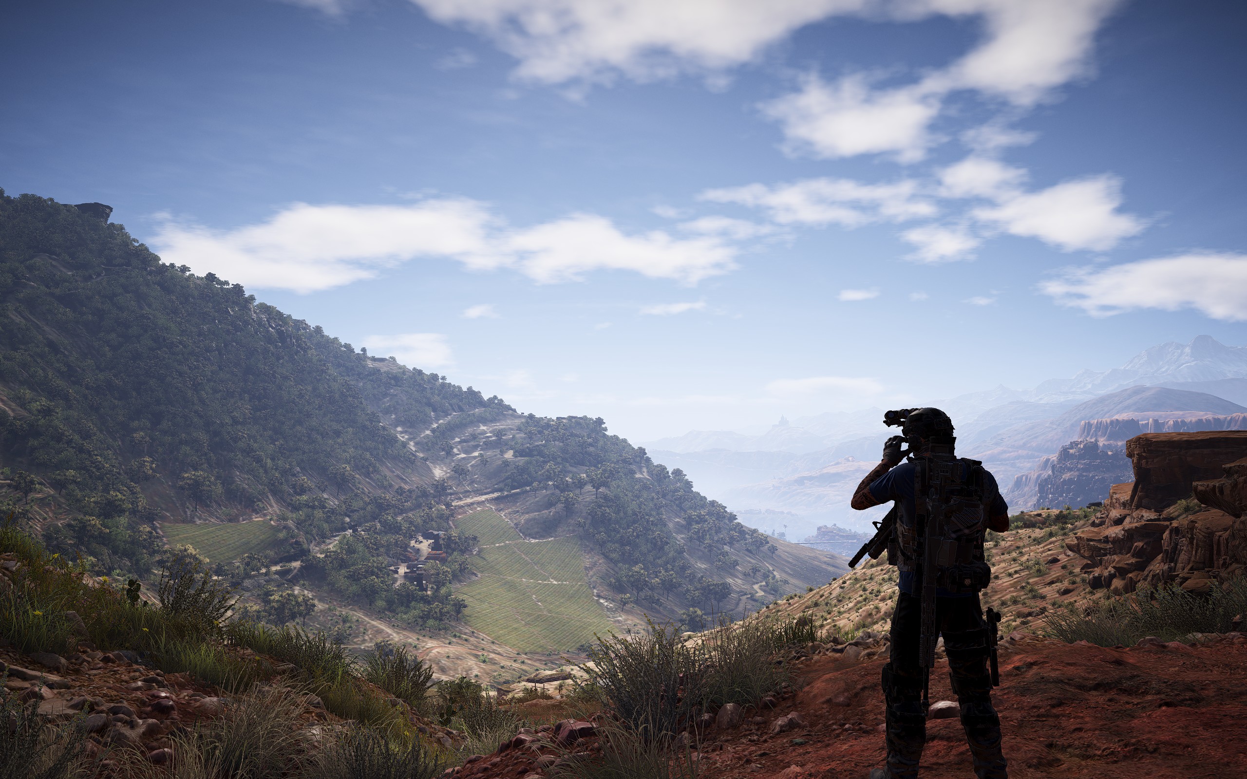 Tom Clancys Ghost Recon Wildlands Screen Shot PC Gaming Video Games CGi Video Game Characters Sky Cl 2560x1600