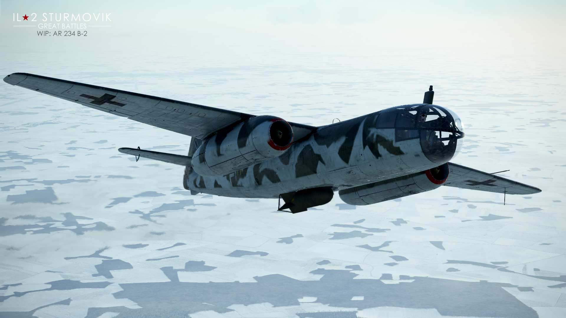 IL 2 Sturmovik Arado Ar 234 Aircraft Airplane Video Games Simulation Luftwaffe World War Ii 1920x1080