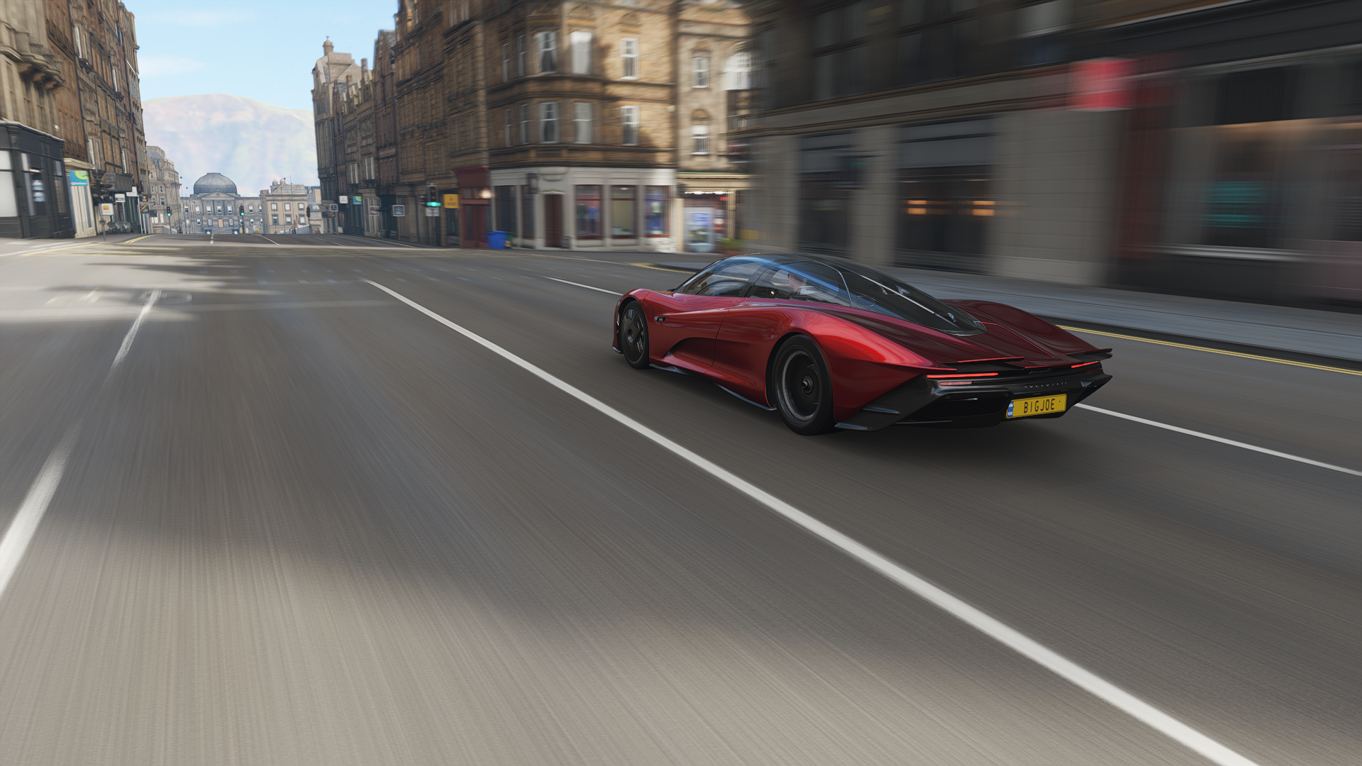Forza Forza Horizon 4 Racing Car Forza Horizon McLaren Speedtail Speedtail Video Games CGi Road Buil 1920x1080