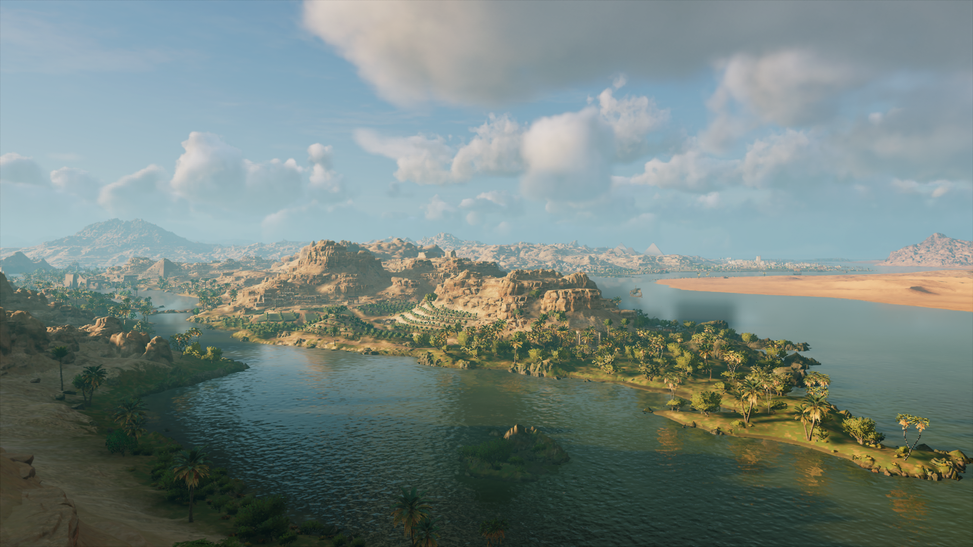 Assassin Creed Origins Egypt Video Games PC Gaming Desert Nile Screen Shot Assassins Creed Ubisoft 1920x1080