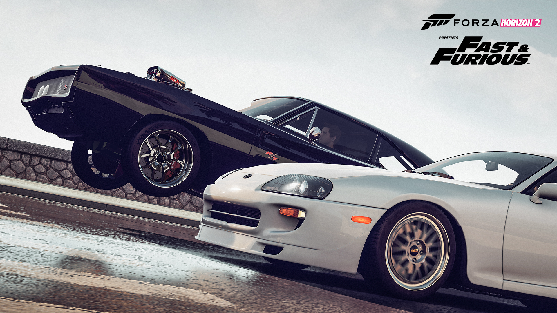Forza Horizon 2 Video Games Fast And Furious Car Dodge Charger Toyota Supra American Cars Muscle Car 1920x1080
