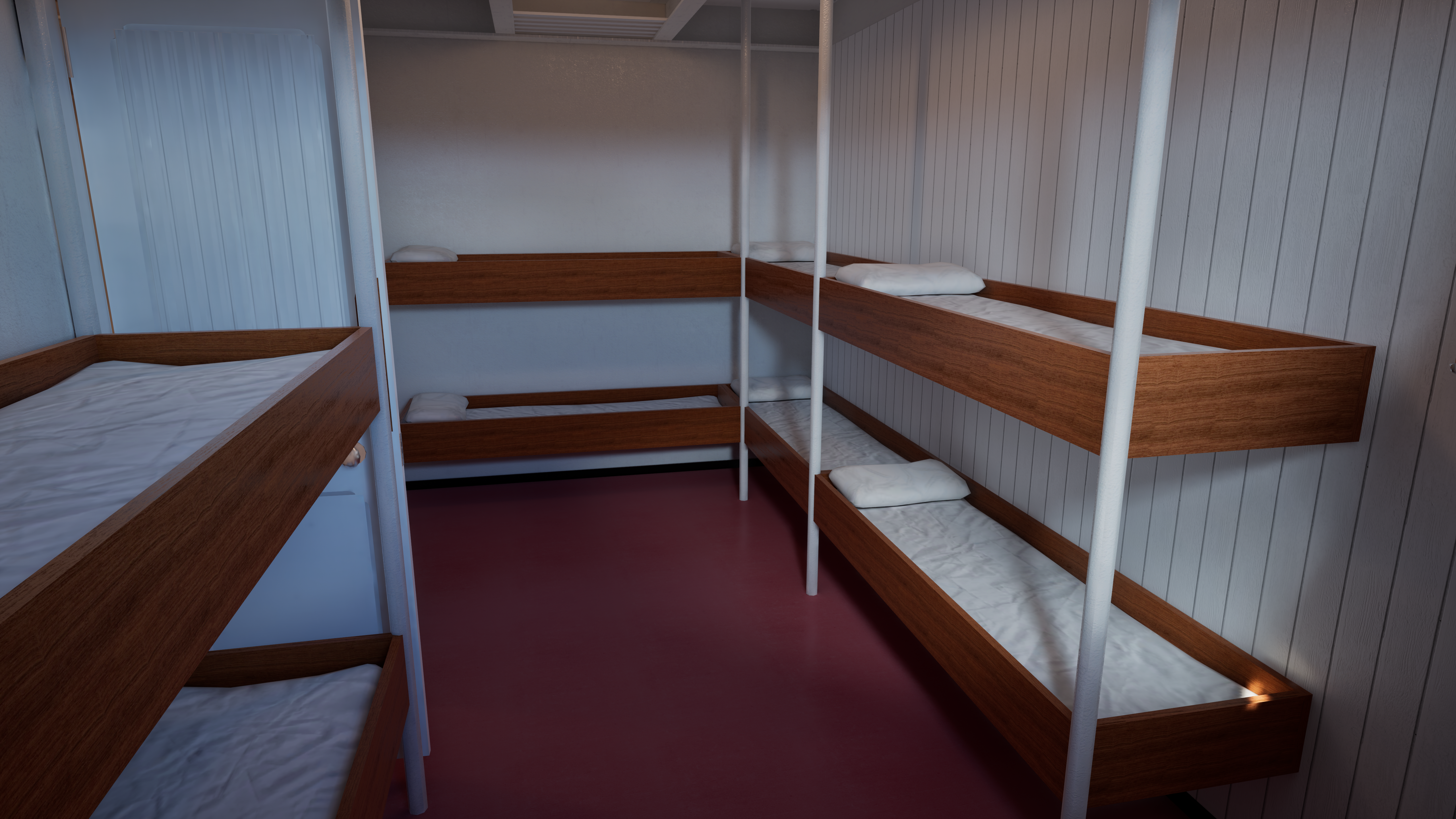 Titanic Video Games CGi Interior Bed Pillow 5120x2880