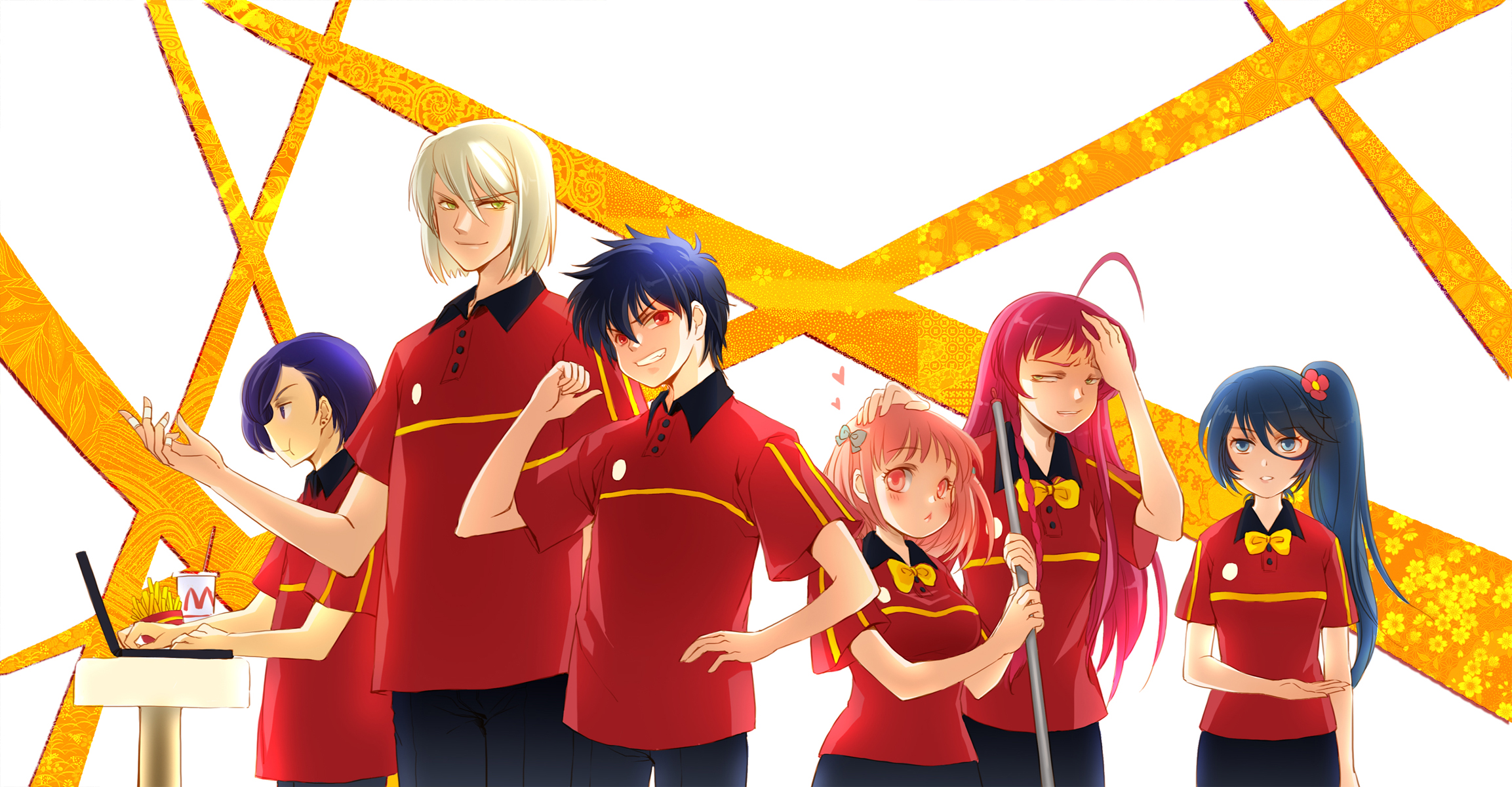 Anime The Devil Is A Part Timer 2306x1200