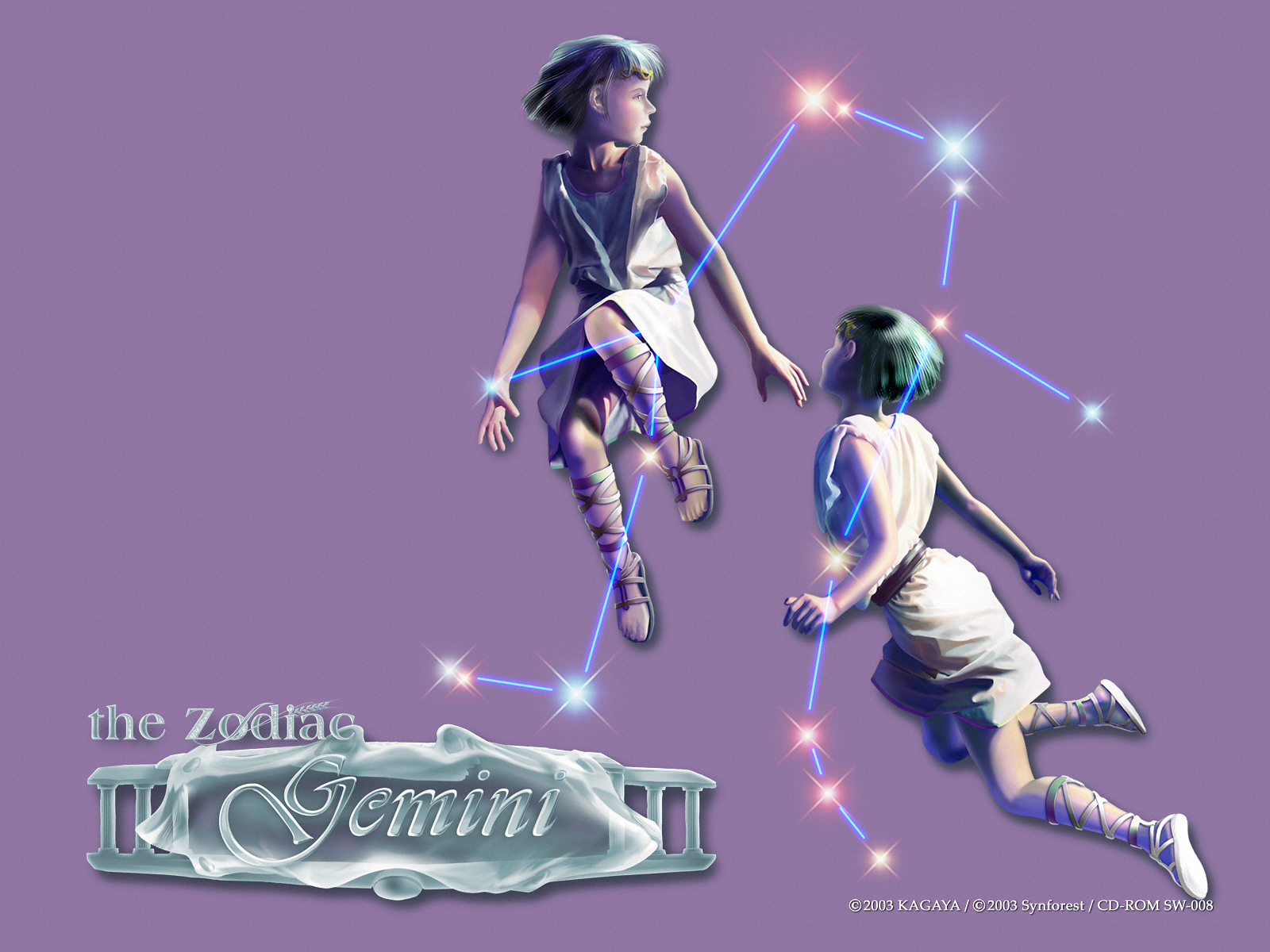 Kagaya Zodiac Constellation Gemini 1600x1200