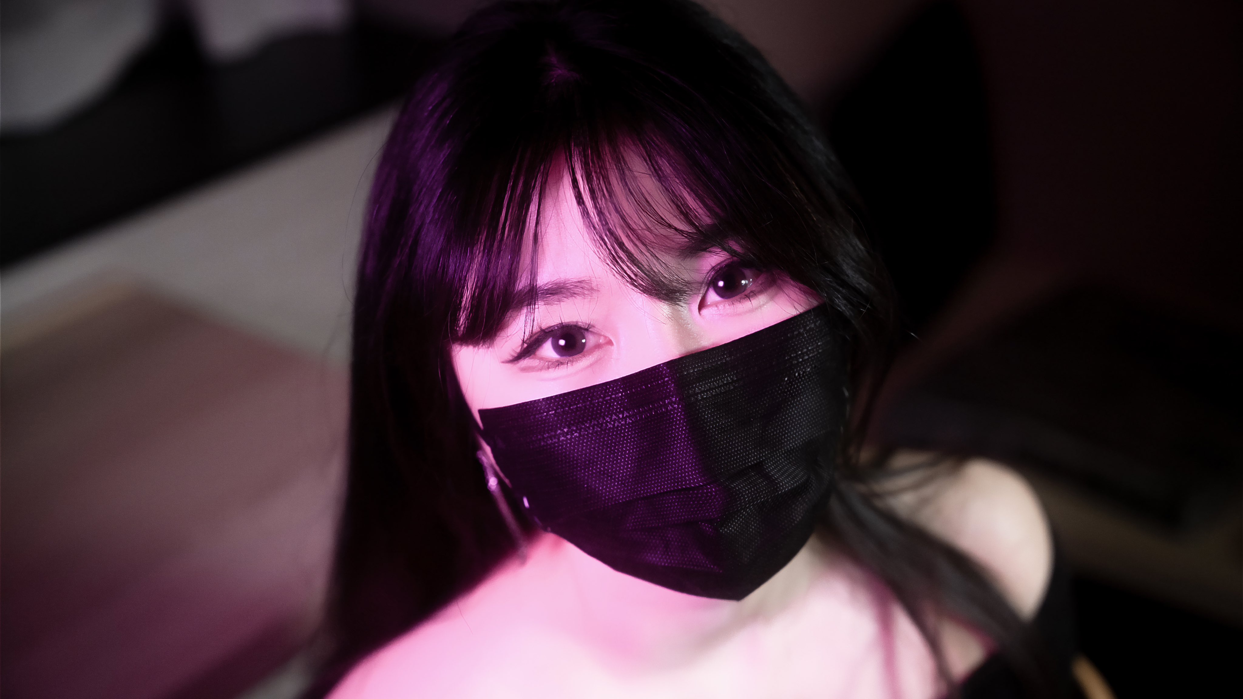 Nana Women Asian Mask 4096x2304