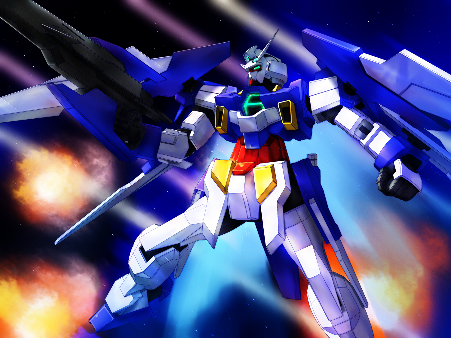 Anime Mechs Super Robot Taisen Gundam Mobile Suit Gundam AGE Artwork Digital Art Fan Art Gundam AGE  1500x1125