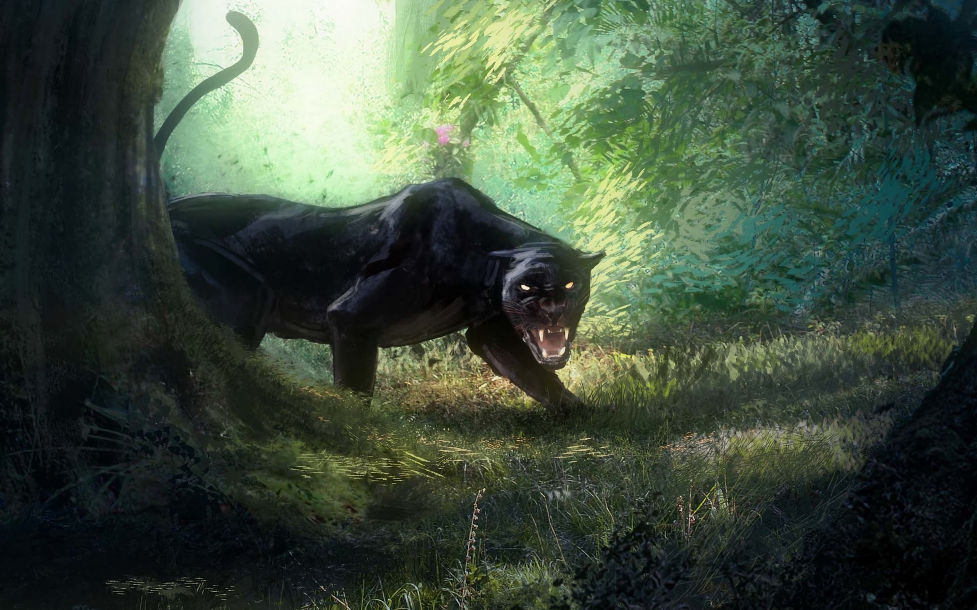 Animal Black Panther 1920x1200