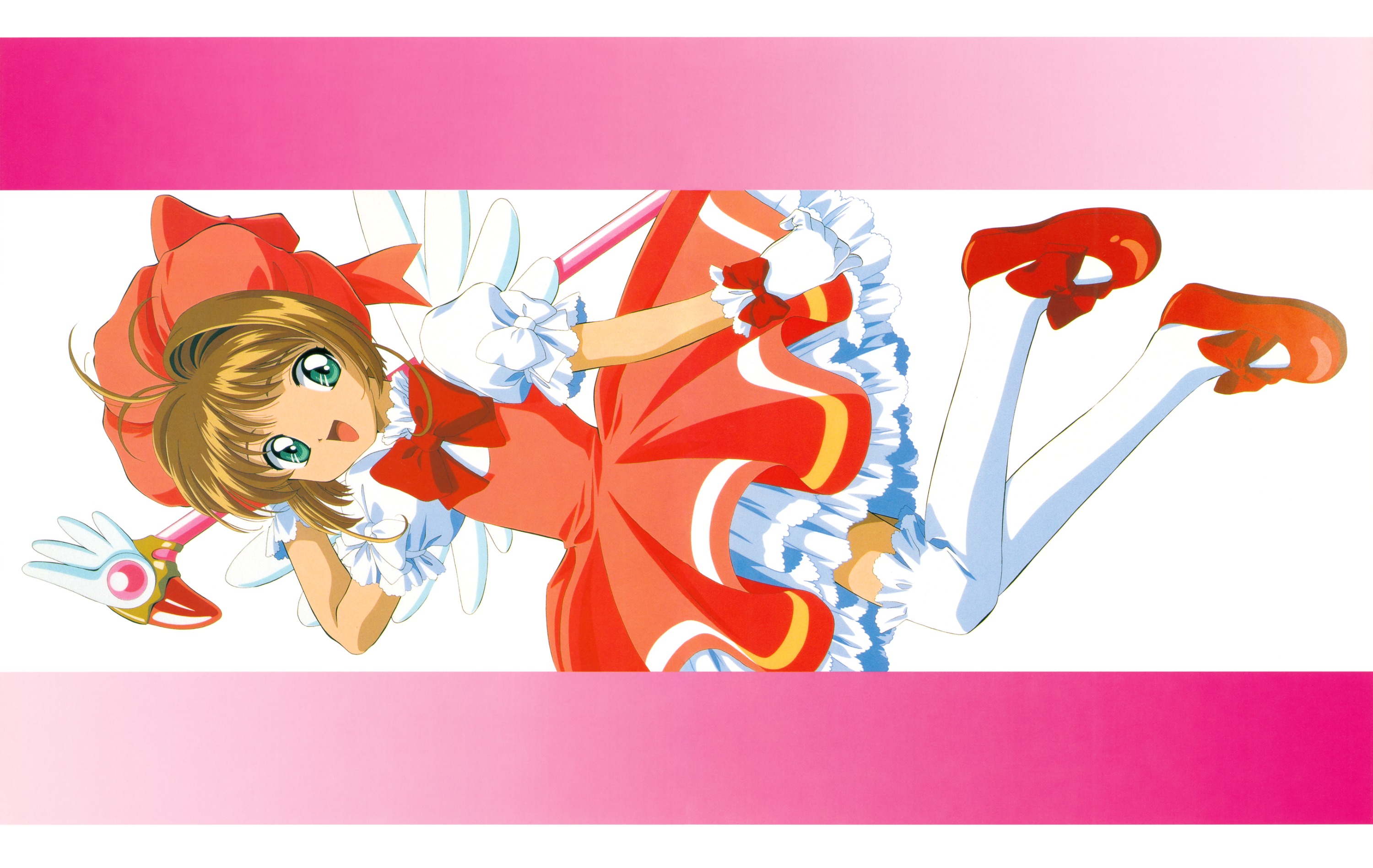 Kinomoto Sakura Cardcaptor Sakura Syaoran Li Anime Anime Girls 3000x1898