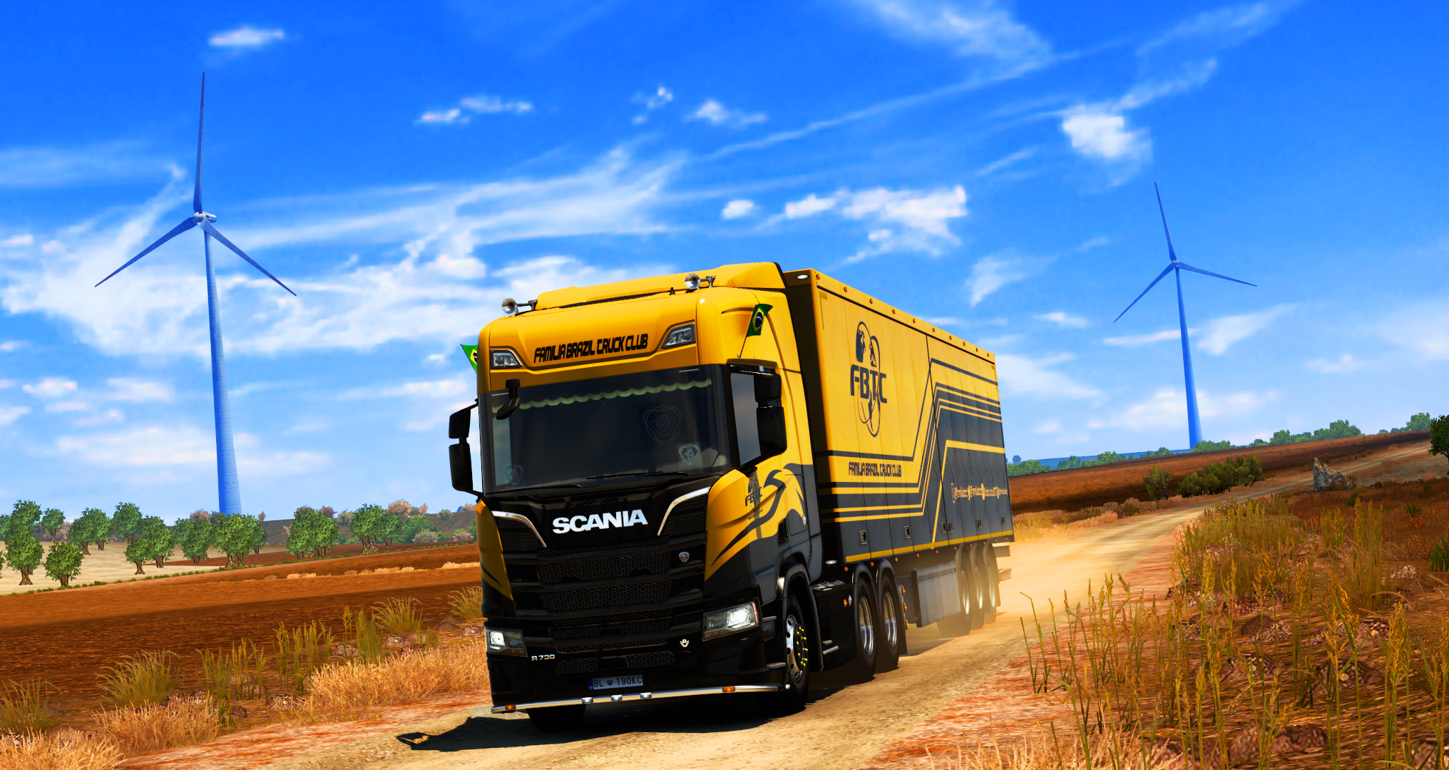 SCS Software Scania Familiabtc DLC Iberia Euro Truck Simulator 2 Cordoba Spain VTC FBTC Video Games  2032x1080
