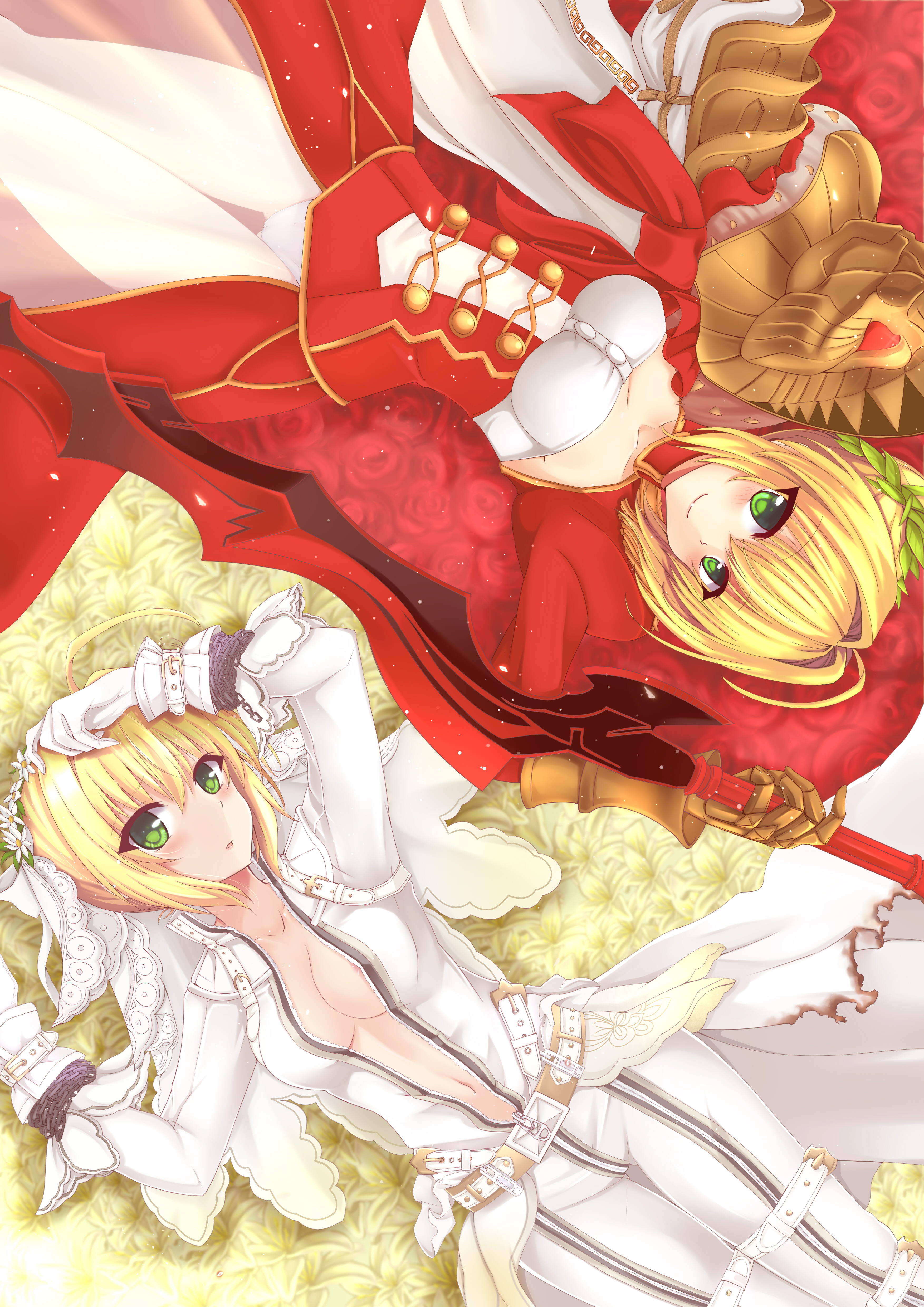 Anime Anime Girls Fate Series Fate Extra Fate Extra CCC Fate Grand Order Nero Claudius Saber Bride L 3507x4960