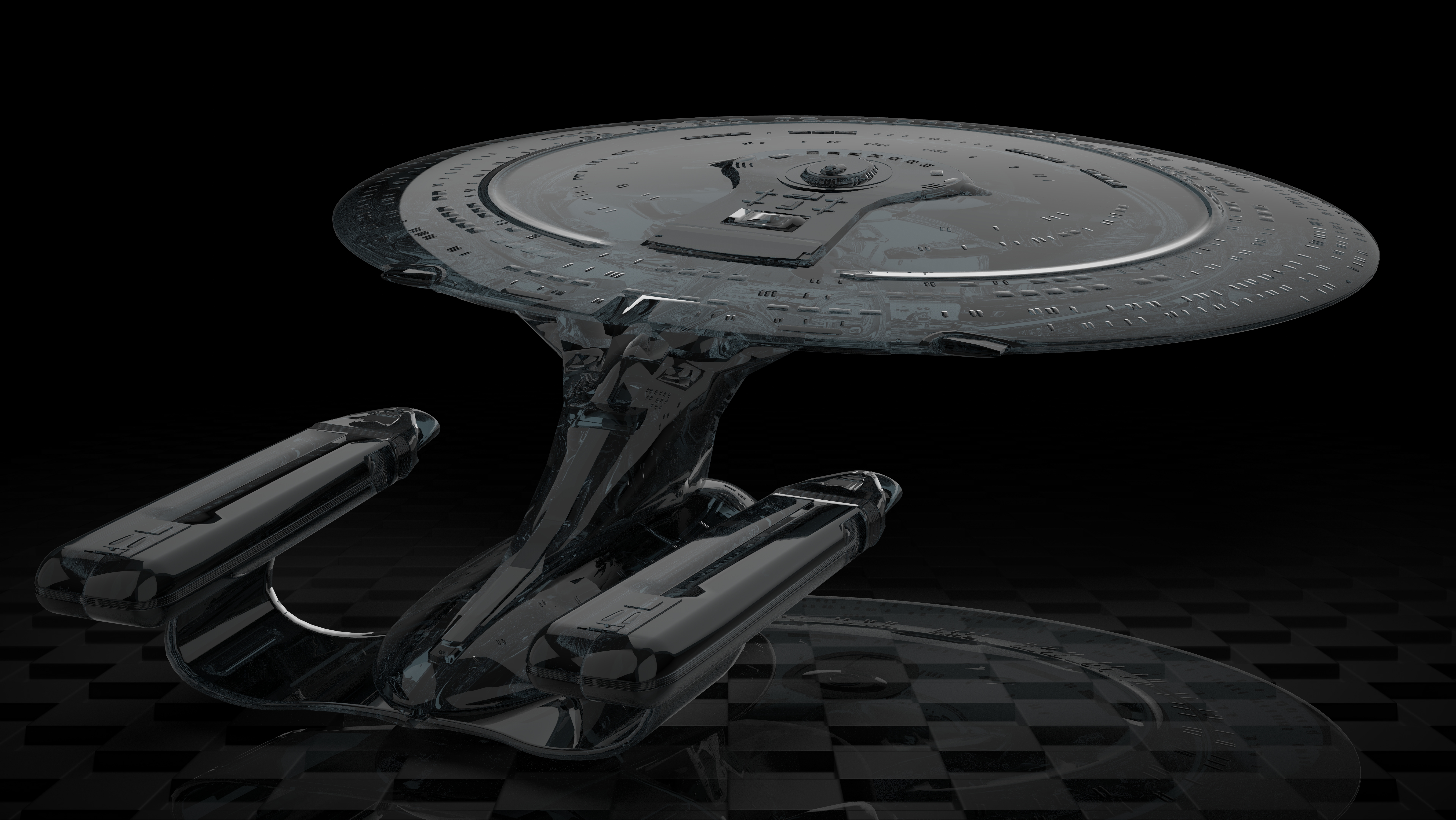 Star Trek Ships CGi Star Trek Spaceship 7680x4323