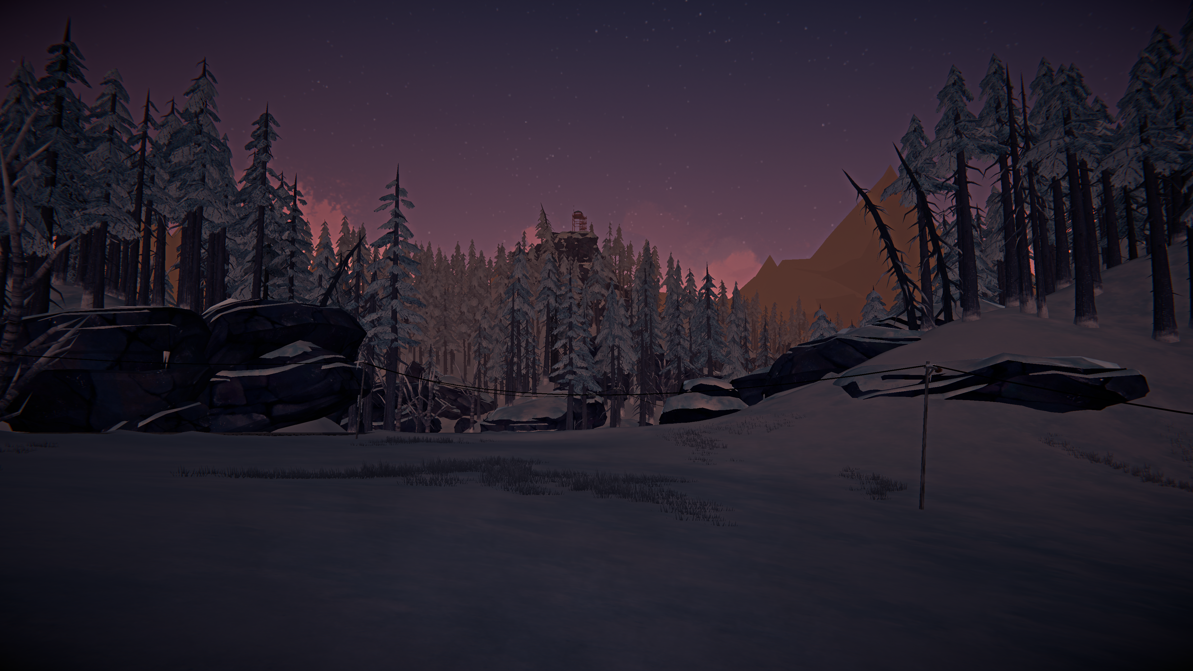 The Long Dark Screen Shot Video Games PC Gaming Survival Snow Dusk Video Game Landscape Winter Video 3840x2160